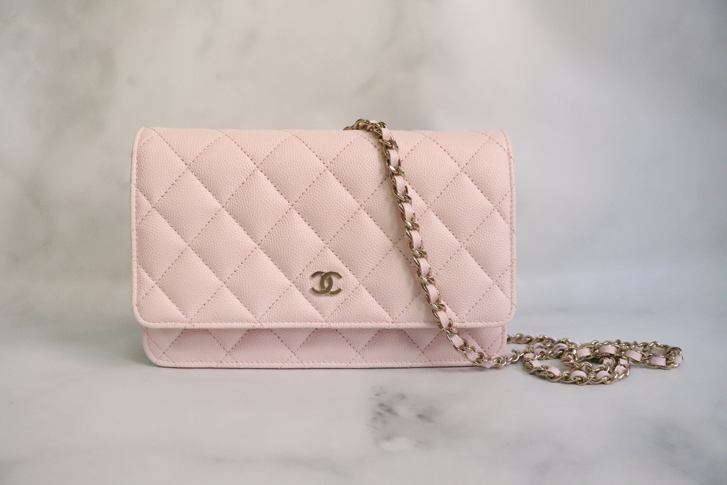 Chanel Classic Wallet On Chain, 22P Light Pink Caviar Leather, Gold  Hardware, New In Box Ma001 - Julia Rose Boston | Shop
