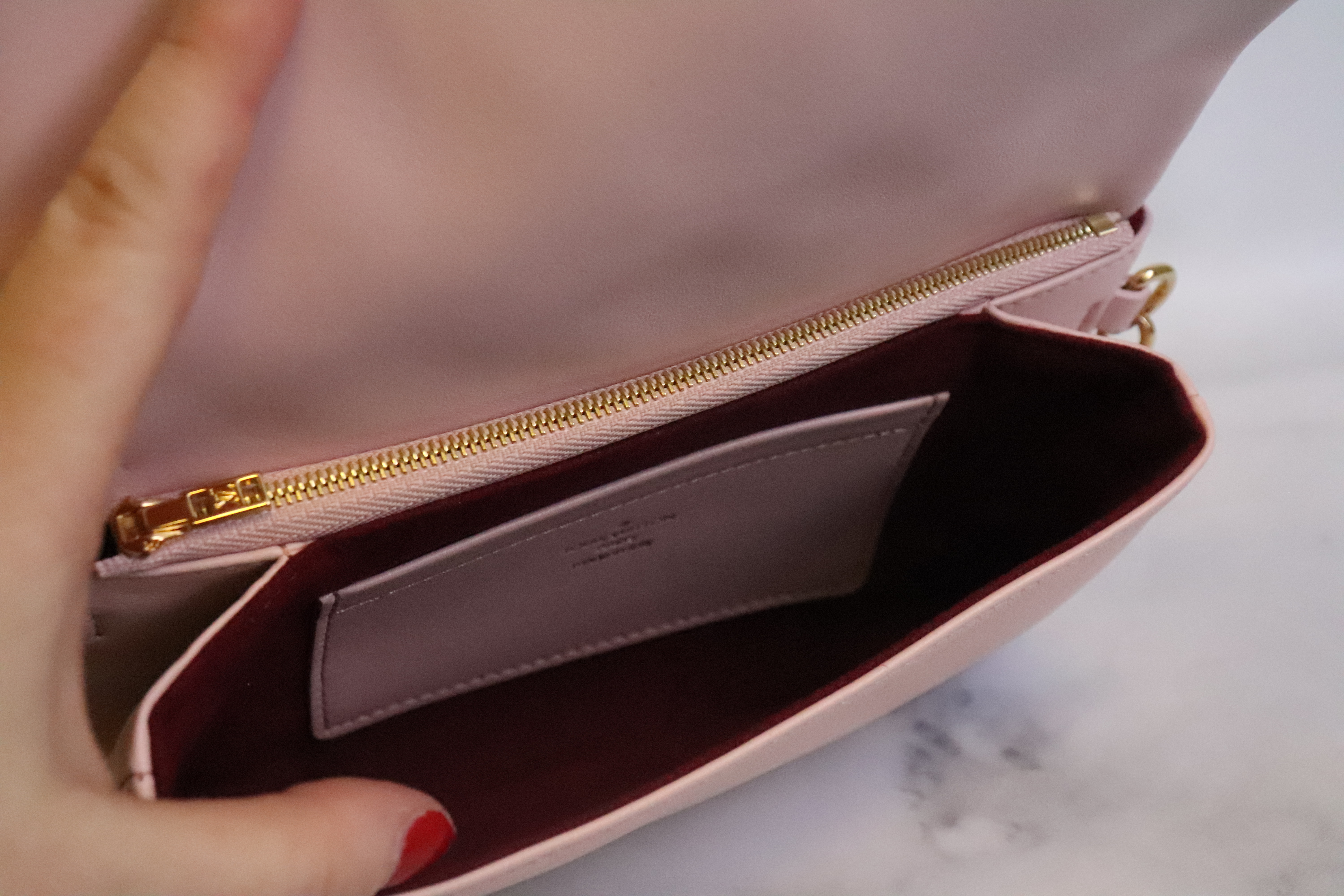 Louis Vuitton Pochette Coussin, Pink, Gold Hardware, New in Box - Julia  Rose Boston