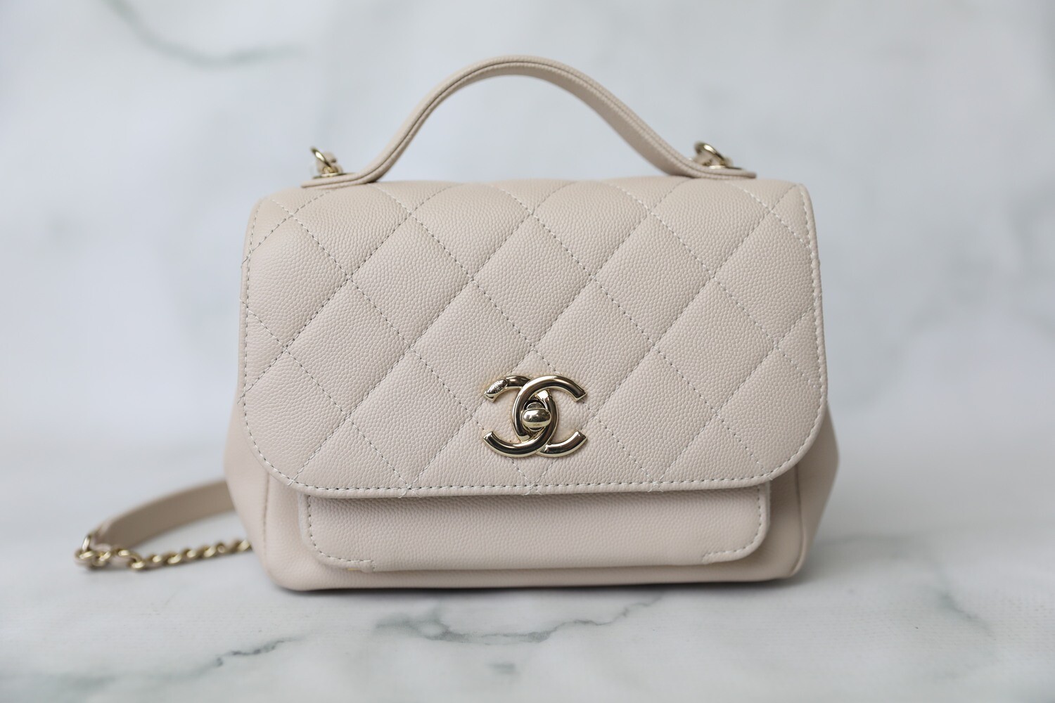 Chanel Grey Quilted Caviar Mini Business Affinity Gold Hardware 2019  Available For Immediate Sale At Sothebys