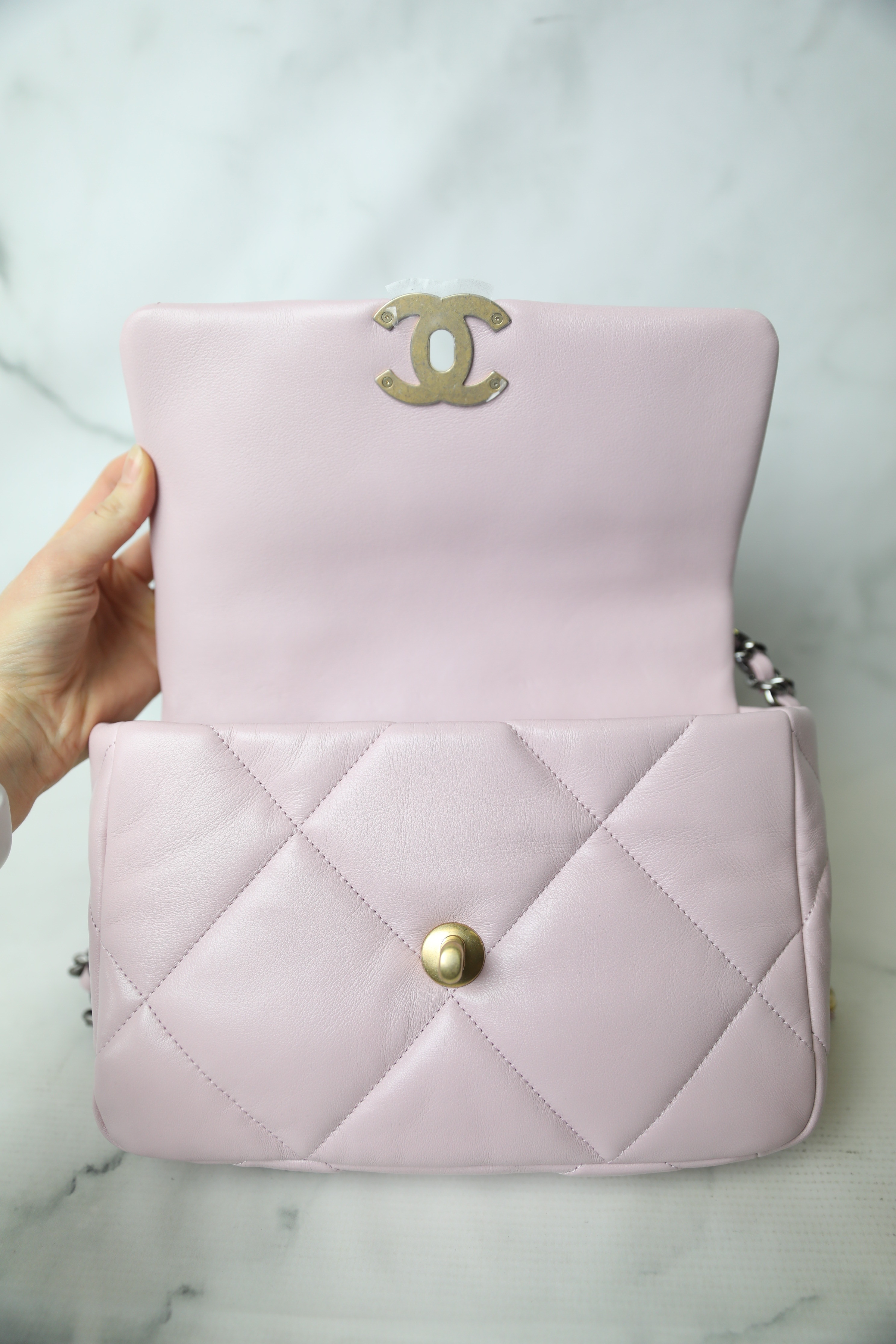 Chanel Classic Medium Double Flap, Neon Hot Pink Lambskin Leather with  Silver Hardware, Preowned In Box GA001
