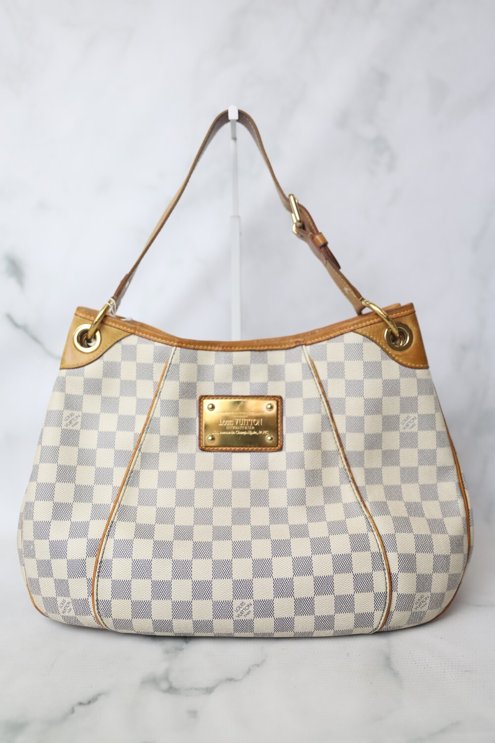 Louis Vuitton Galliera PM, Azur, Preowned in Box WA001