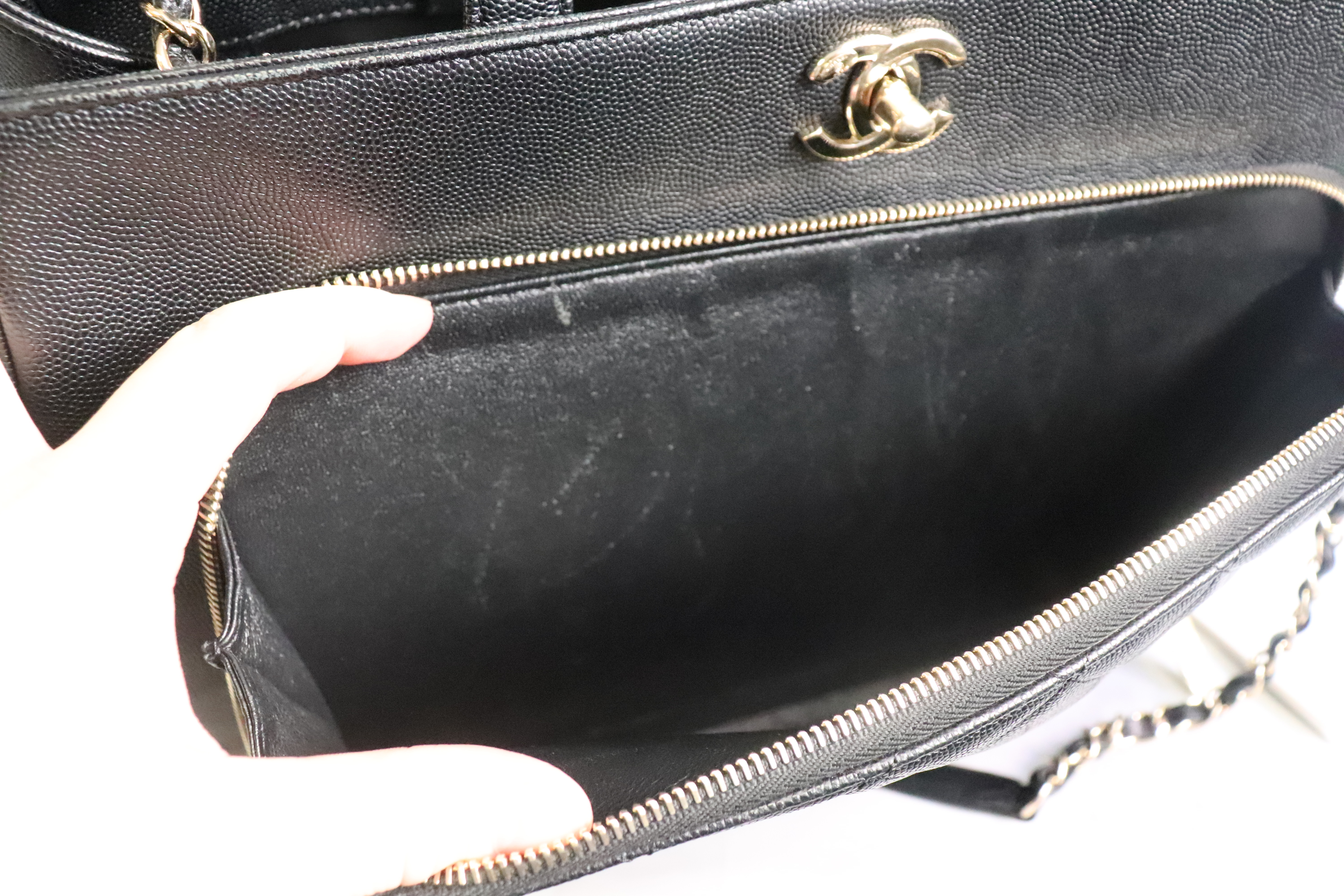Chanel Caviar Leather Black Business Affinity Flap Bag (2020) Mini