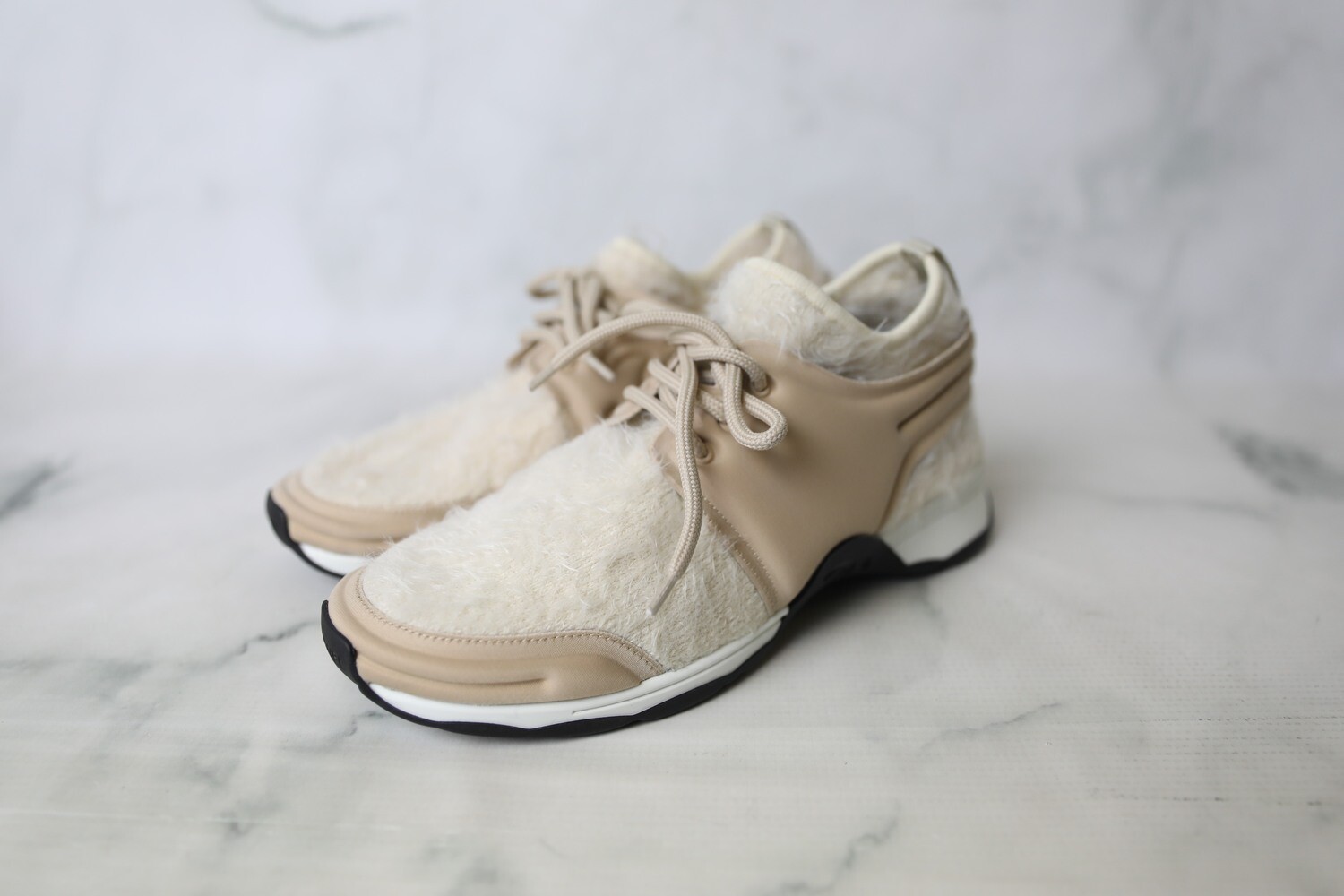 Chanel hotsell satin sneakers