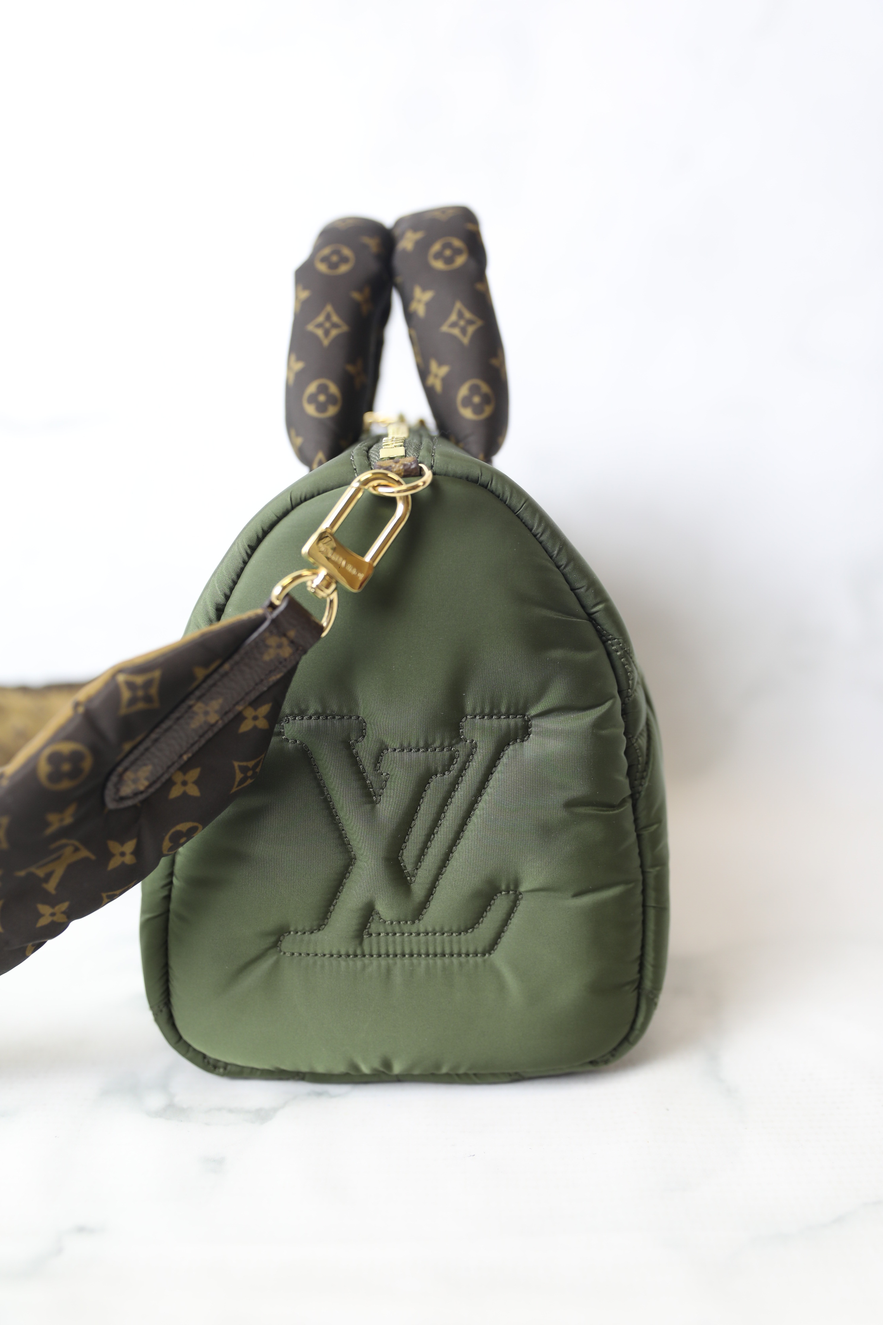 Louis Vuitton Speedy 25 Puffer Bag, Monogram Top Handle, New in Dustbag  WA001