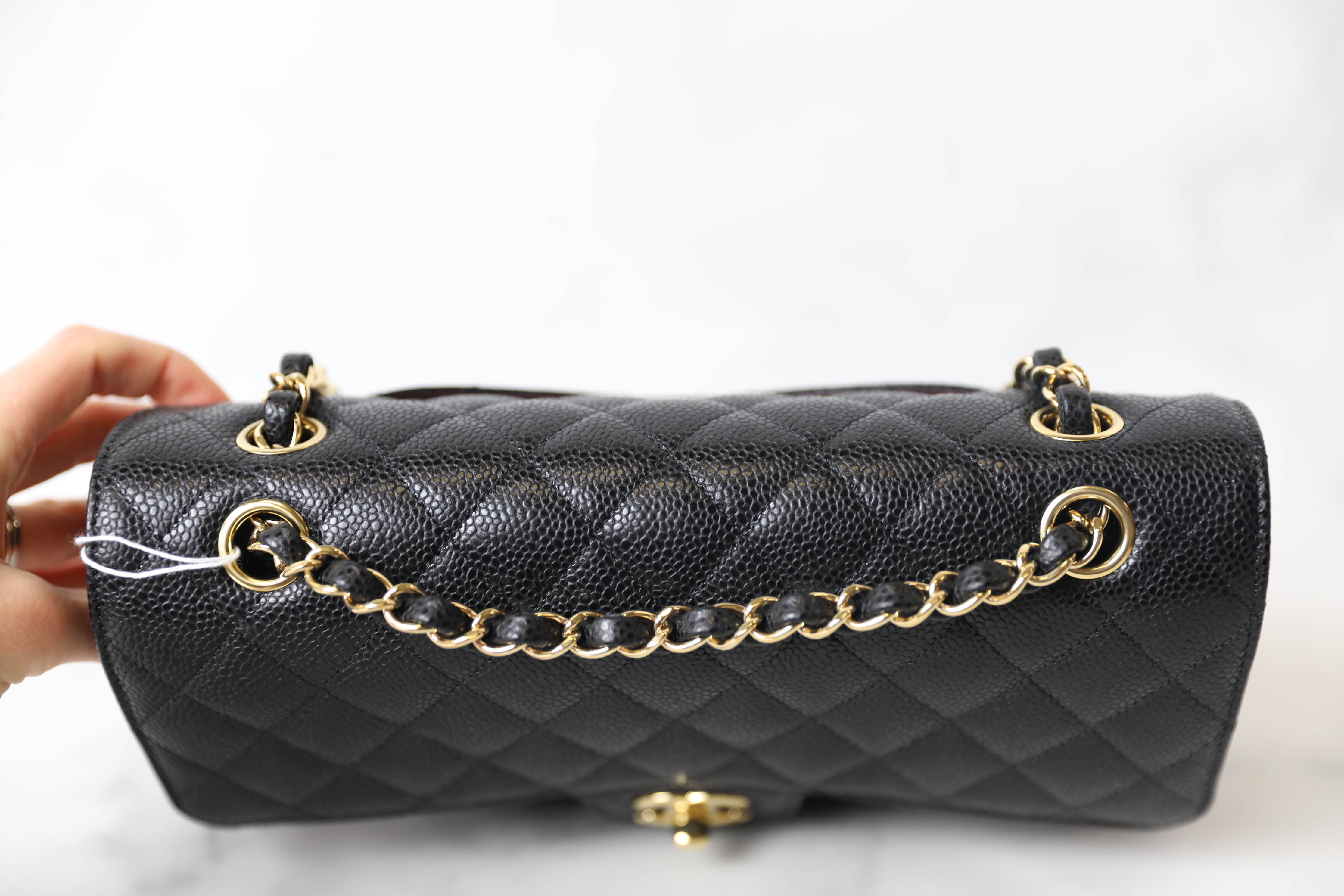 Chanel Classic Medium, Black Caviar with Gold Hardware