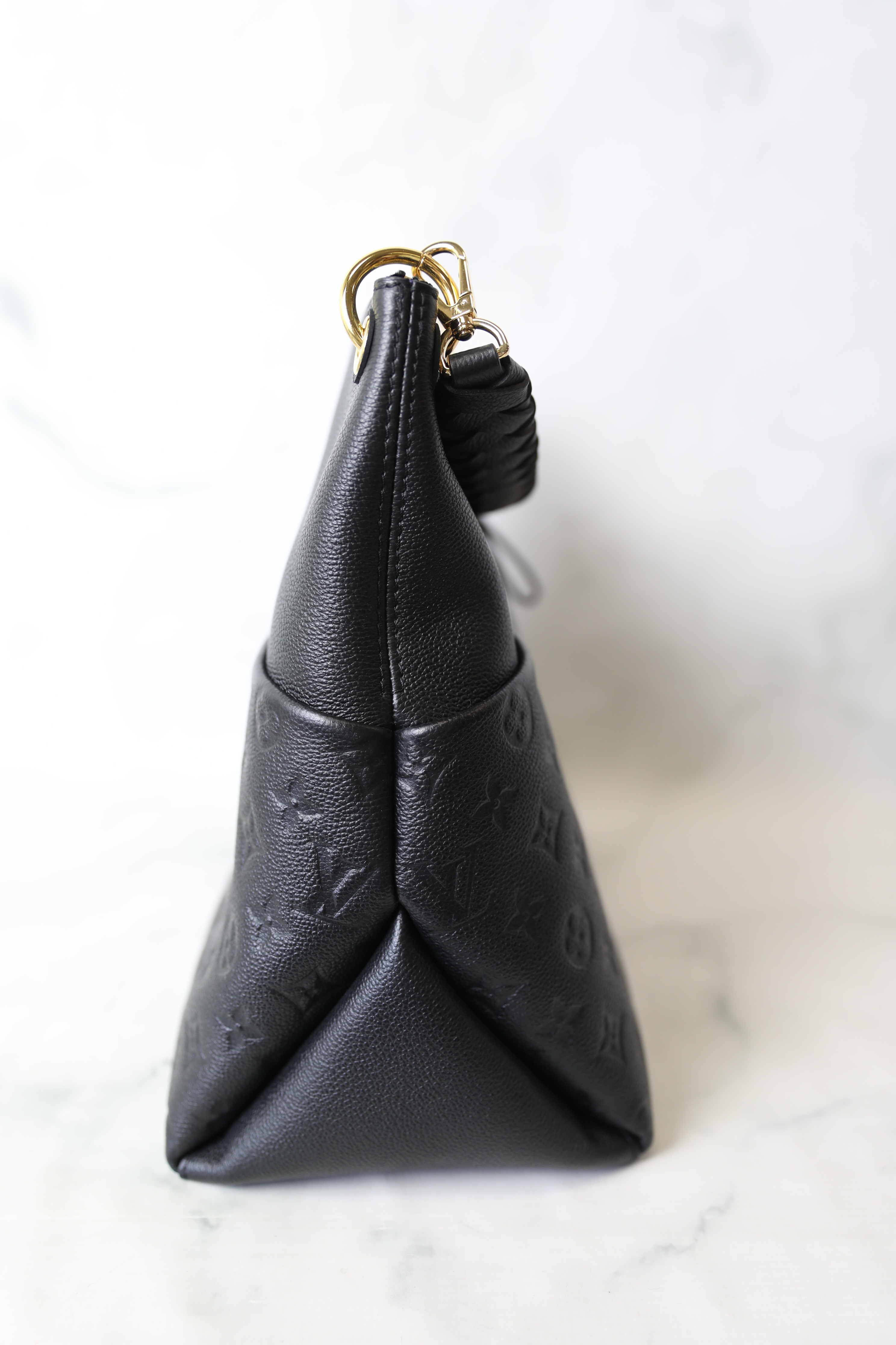 Louis Vuitton Maida Hobo, Black Empreinte Leather, Preowned in Box