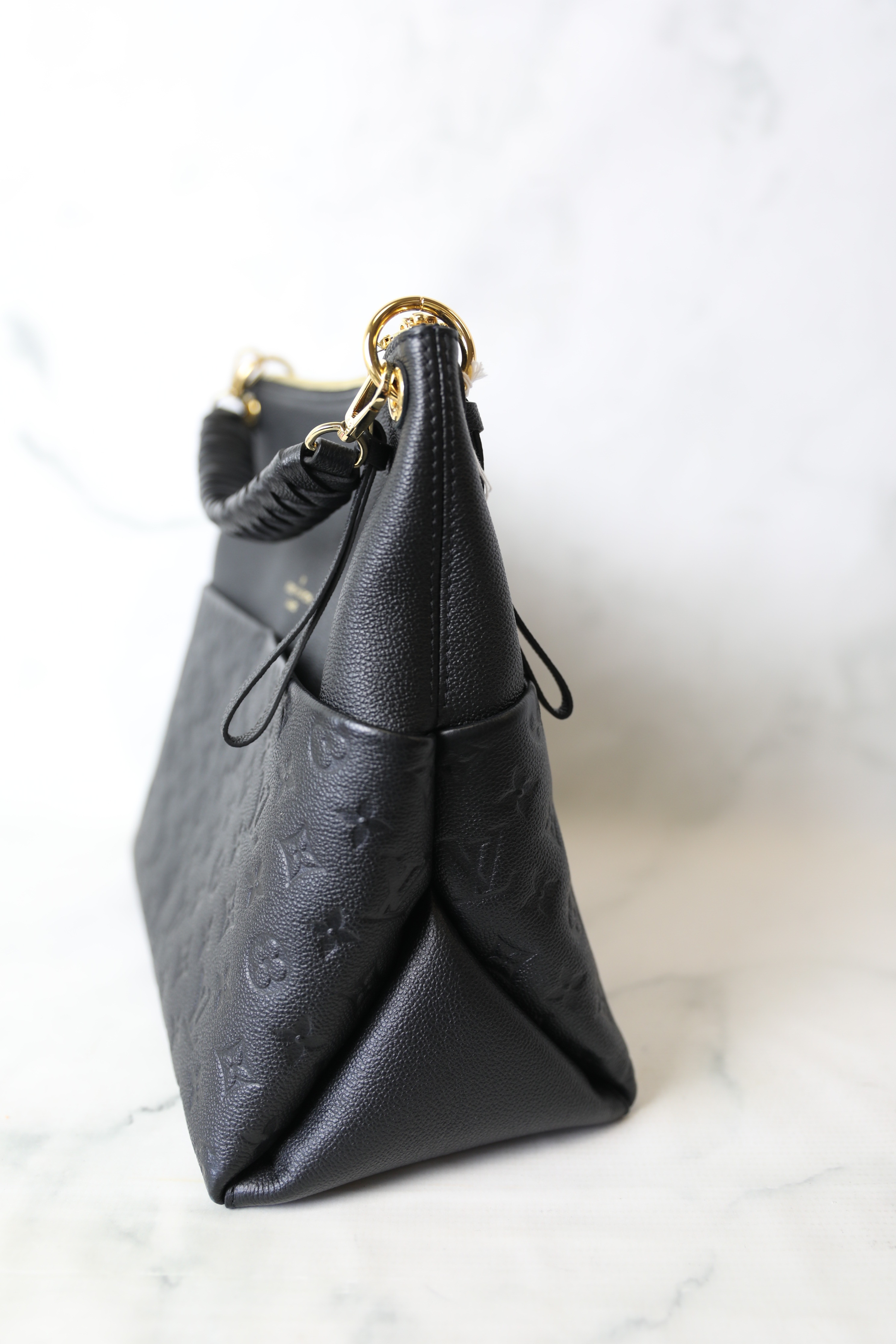 Louis Vuitton Maida Hobo, Black Empreinte Leather, Preowned in Box WA001