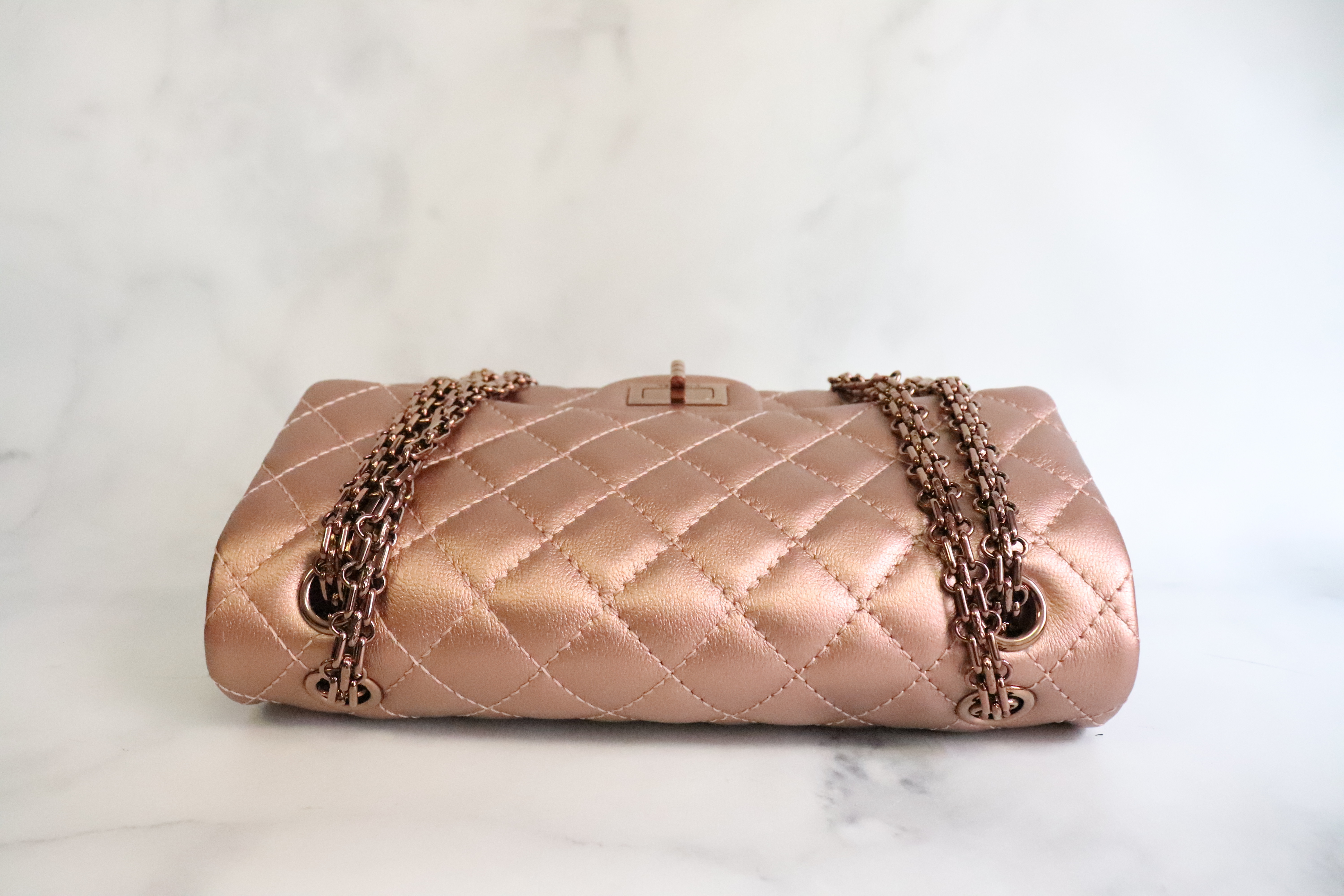 Chanel Rose Gold Reissue 226 Classic 2.55 Flap Bag RGHW – Boutique Patina