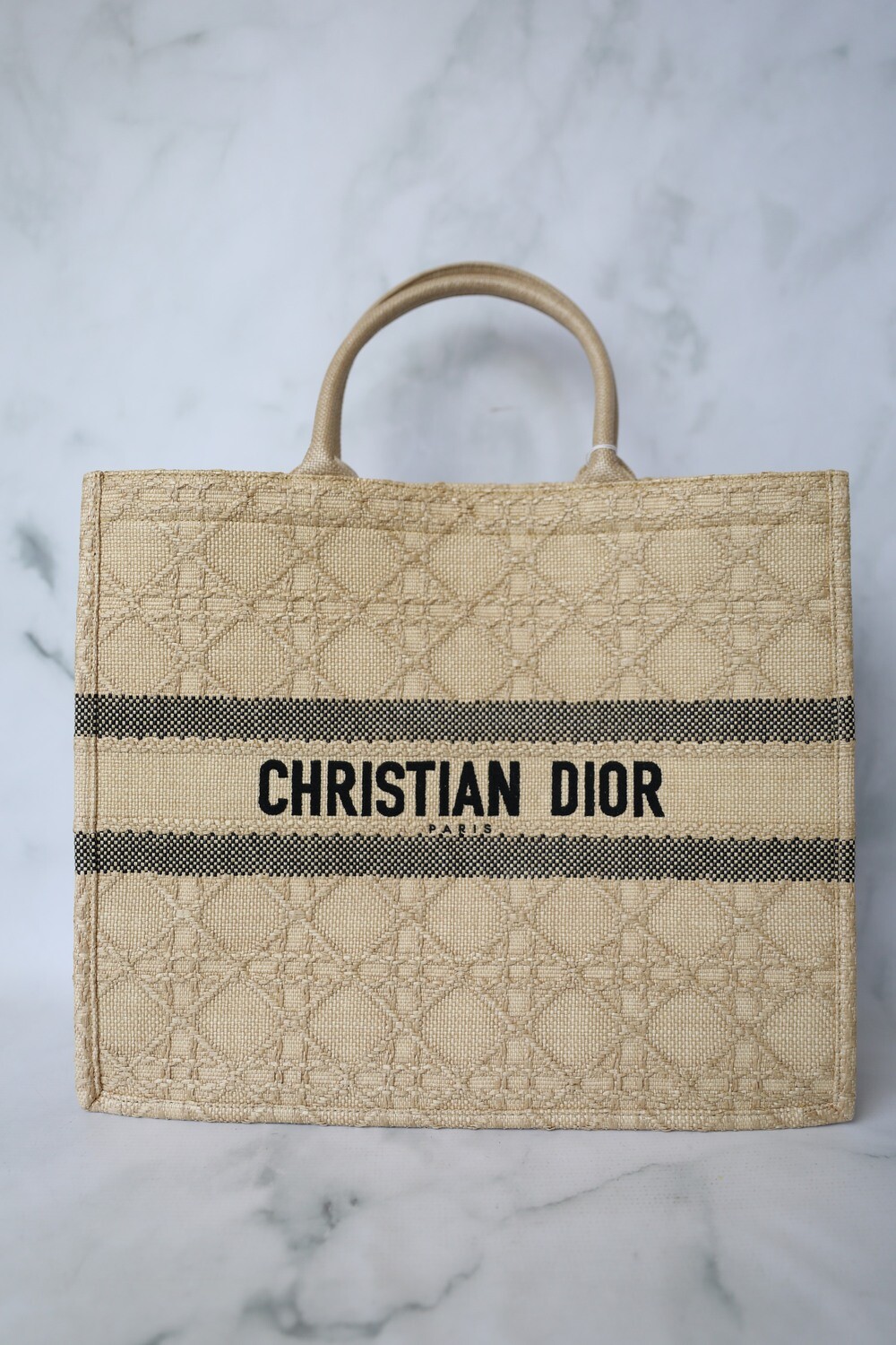 Christian Dior Book Tote Large, Raffia St. Barts Special Edition, New in  Dustbag WA001