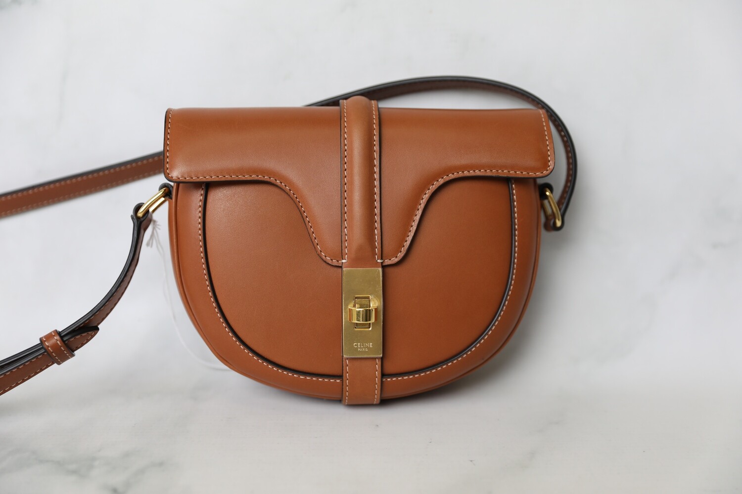 Celine Bucket 16, Tan, Preowned in Box WA001 - Julia Rose Boston