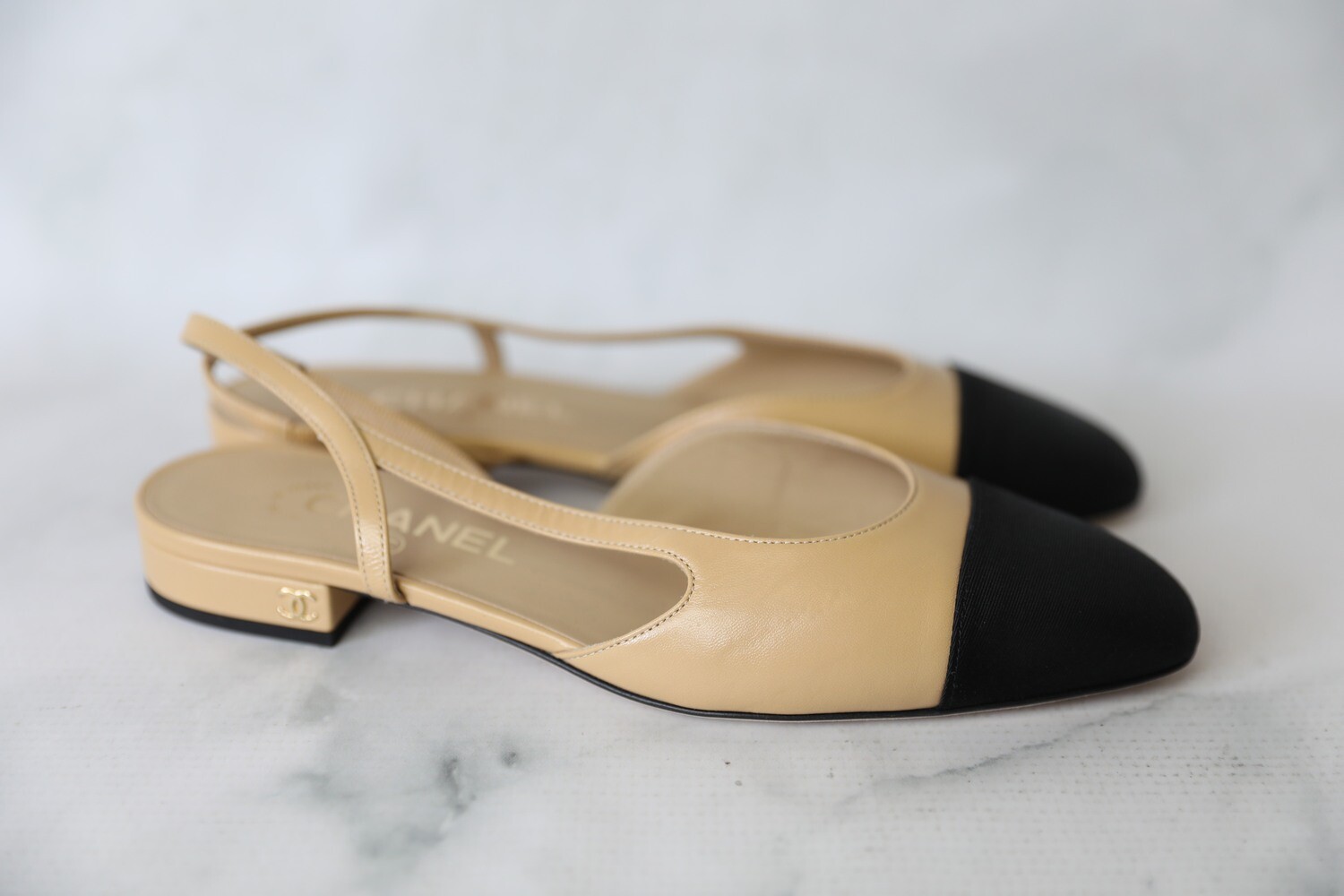 Sandals Chanel Slingback Size 37 FR