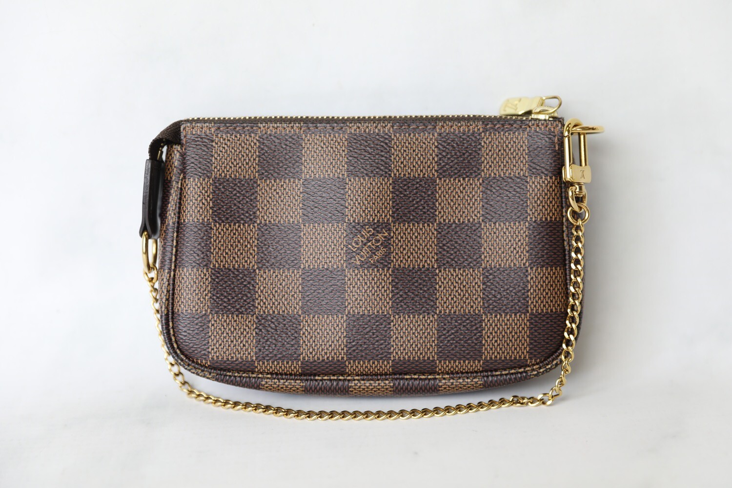 Bit the bullet and purchased a Mini Pochette in Damier Ebene! :  r/Louisvuitton