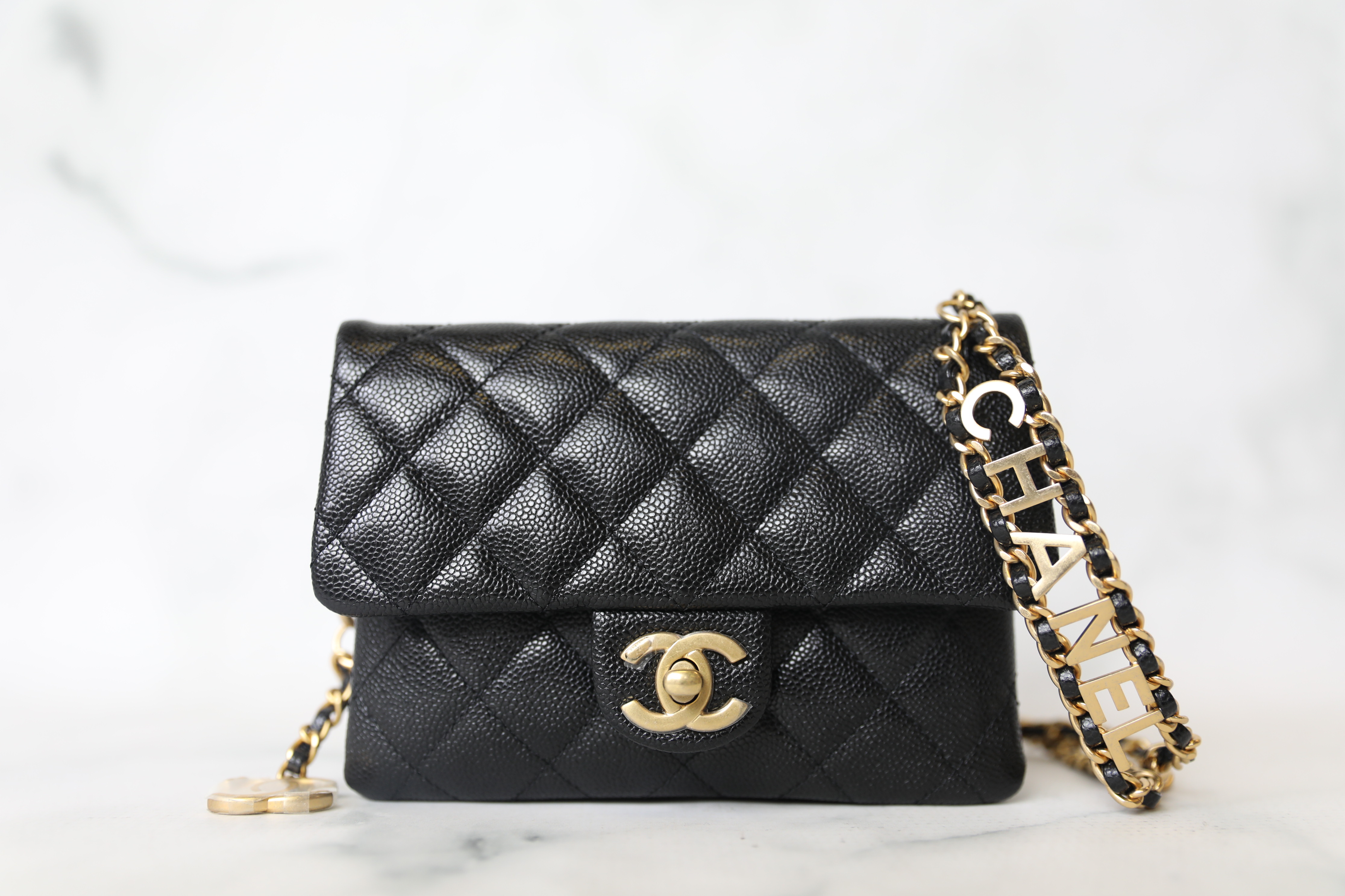 Chanel Waist Bag, Black Caviar with Gold Hardware, Preowned in Box WA001 - Julia  Rose Boston