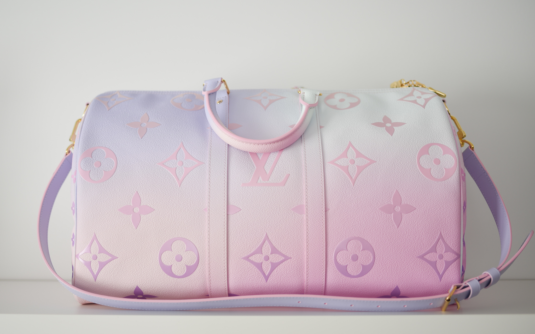 LV Keepall 45ba in the Pastel collection how beautiful is she
