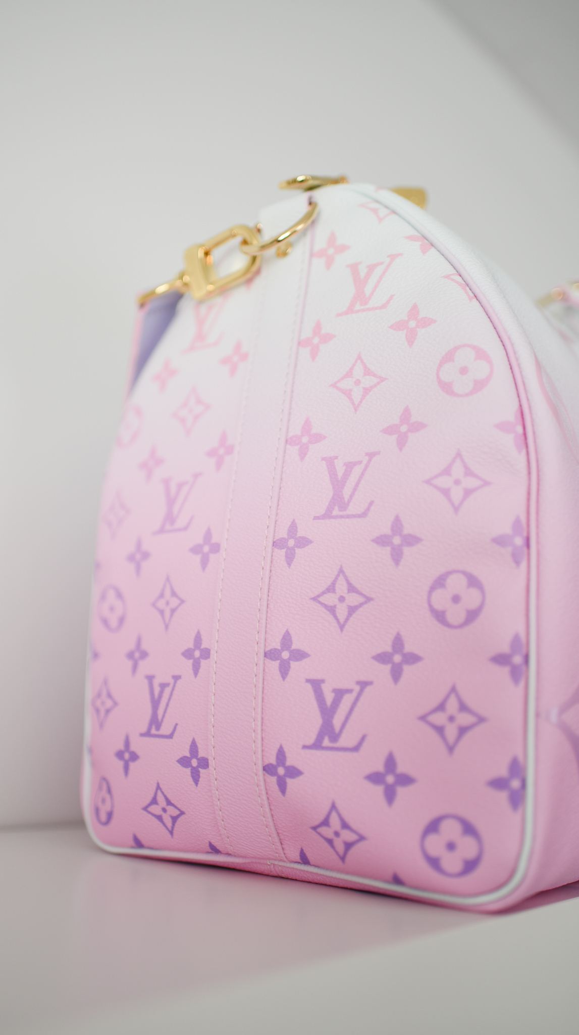 Louis Vuitton Pink Pastel Monogram Keepall 45 – Savonches