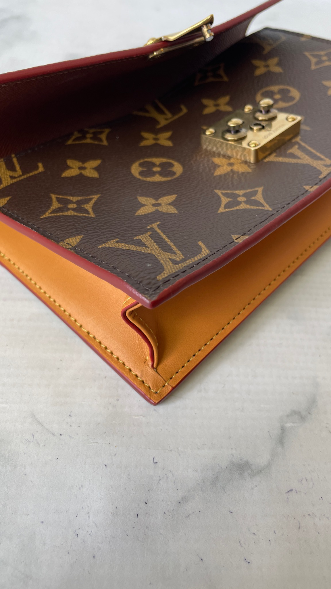LOUIS VUITTON Louis Vuitton S Lock Slingback Waist Bag M45864