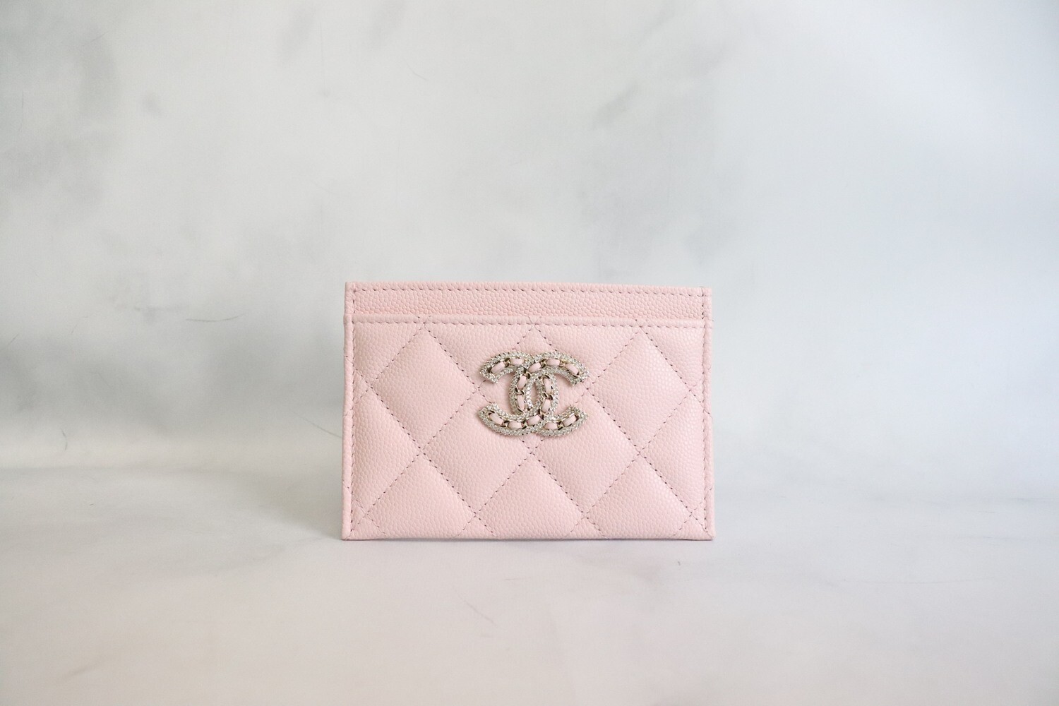 Chanel Cardholder, Pink Caviar Leather, Light Gold Hardware, New in Box -  Julia Rose Boston
