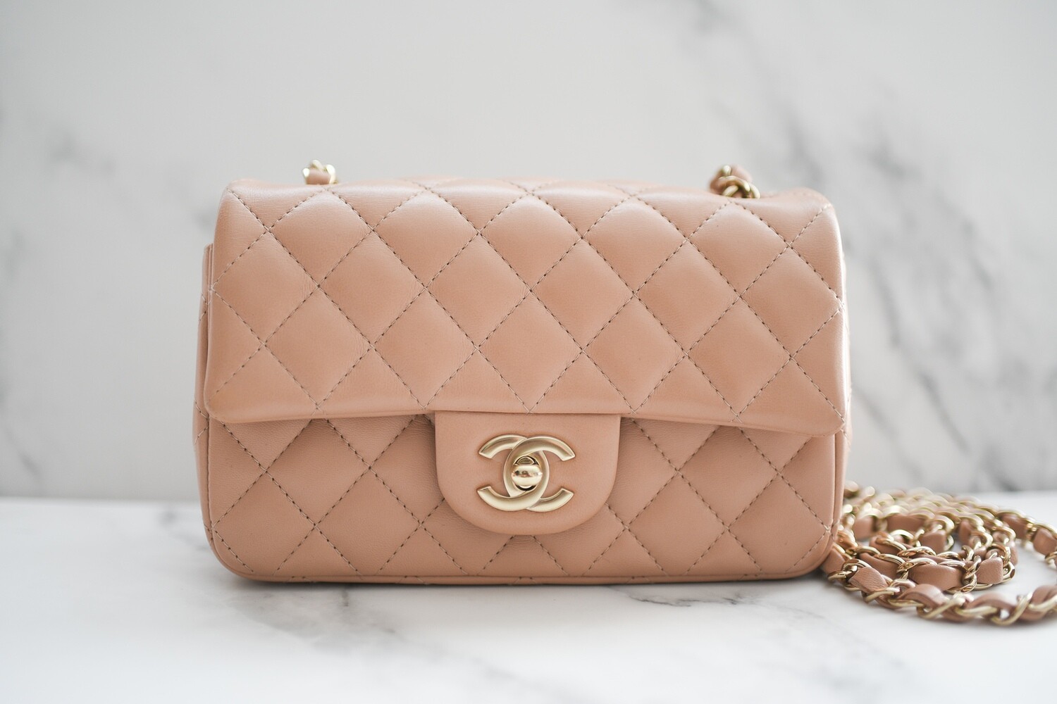 CHANEL Pre-Owned 2003 Mini Classic Flap Square Shoulder Bag - Pink for Women