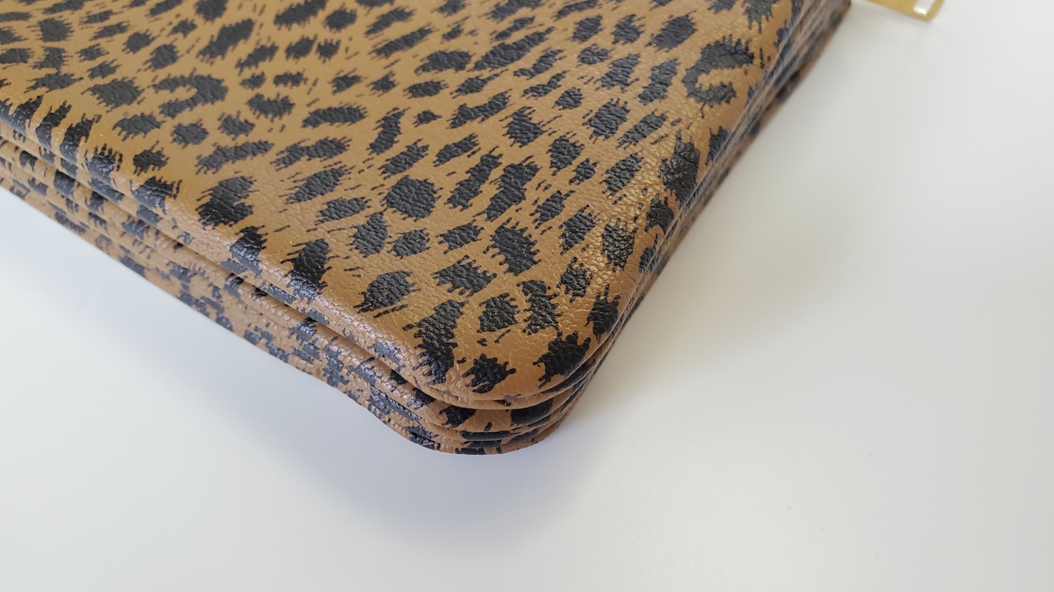 Céline Pre-Owned Small Trio Leopard Print Crossbody Bag - Farfetch