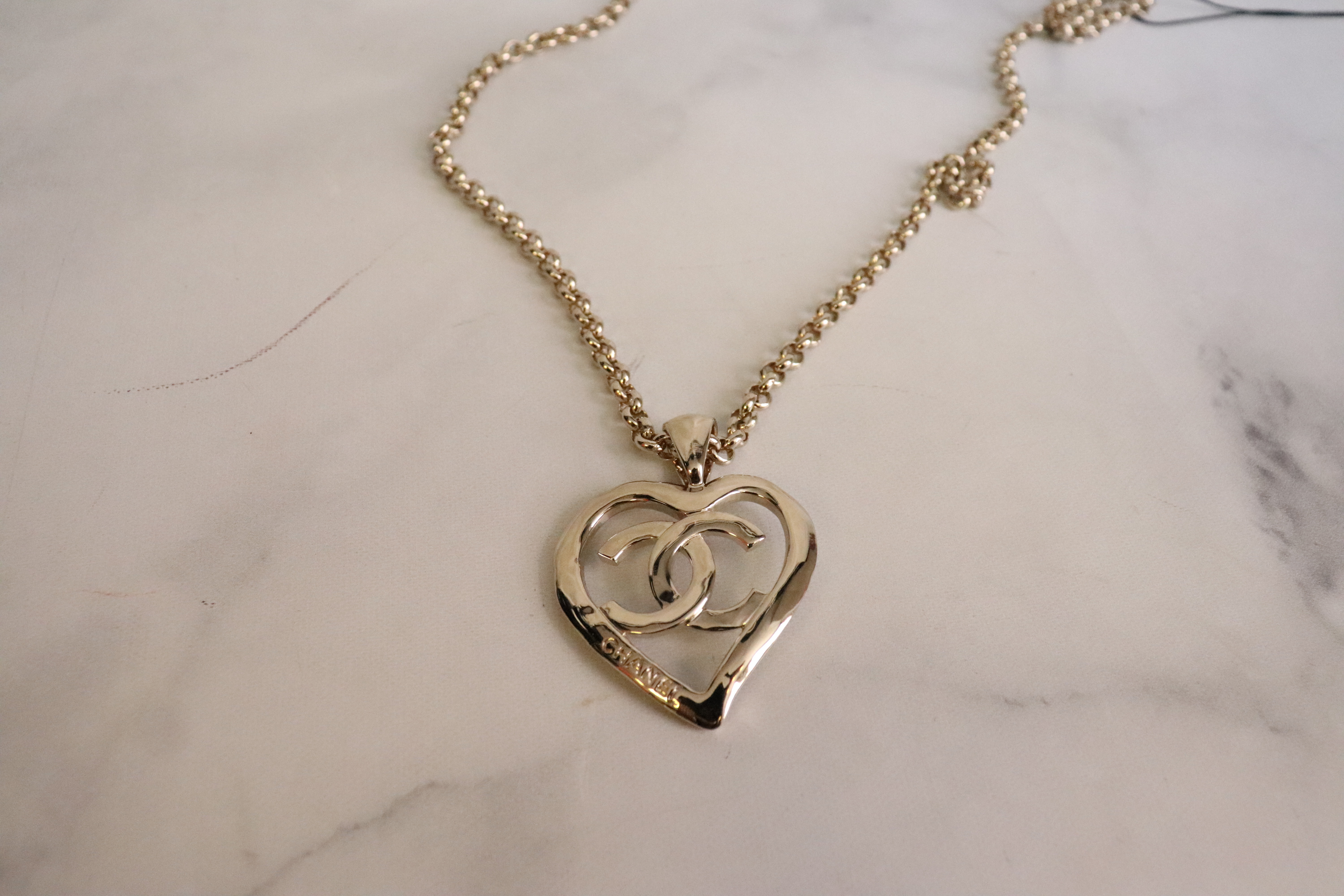 Chanel Heart Necklace, New In Box MA001 - Julia Rose Boston