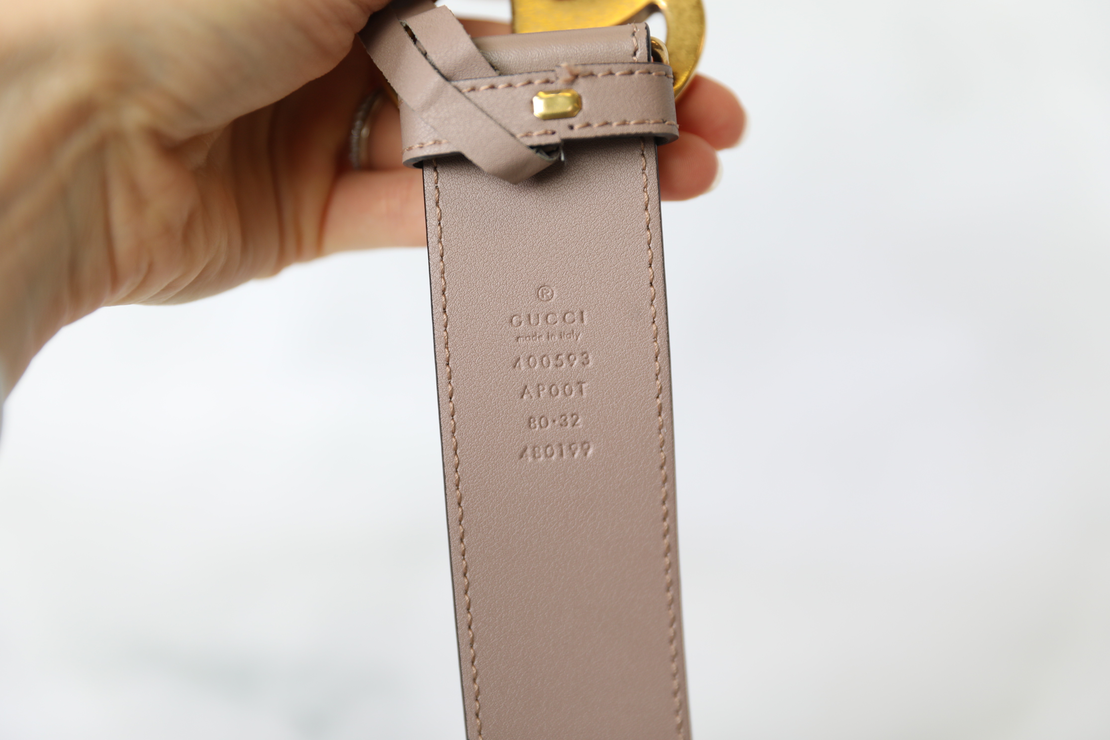 Gucci Marmont Belt, Size 80, Preowned No Dustbag WA001 - Julia