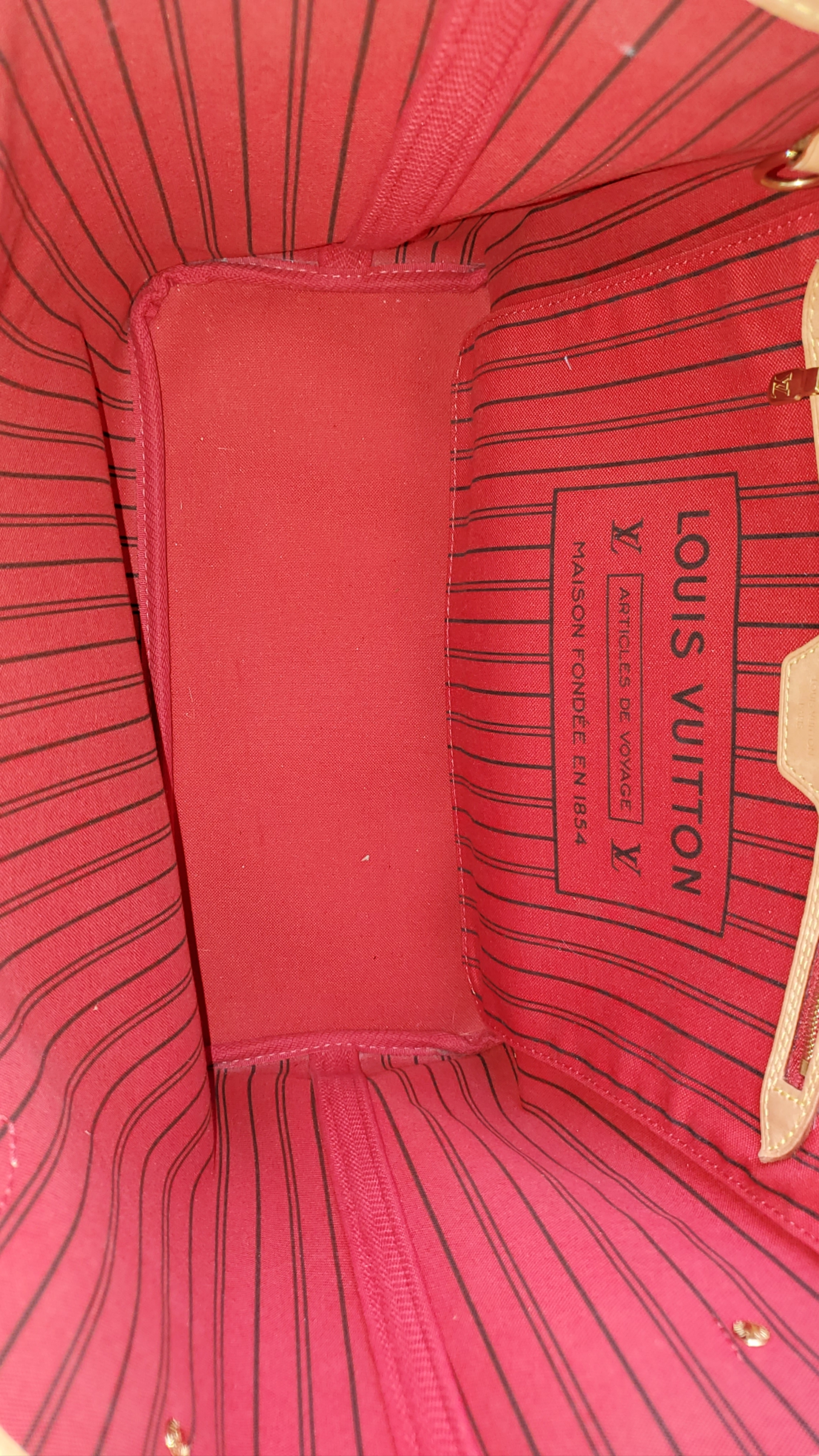 Preloved Louis Vuitton Monogram Pink/Red/White Giant Monogram Neverfull mm AR2149 081223