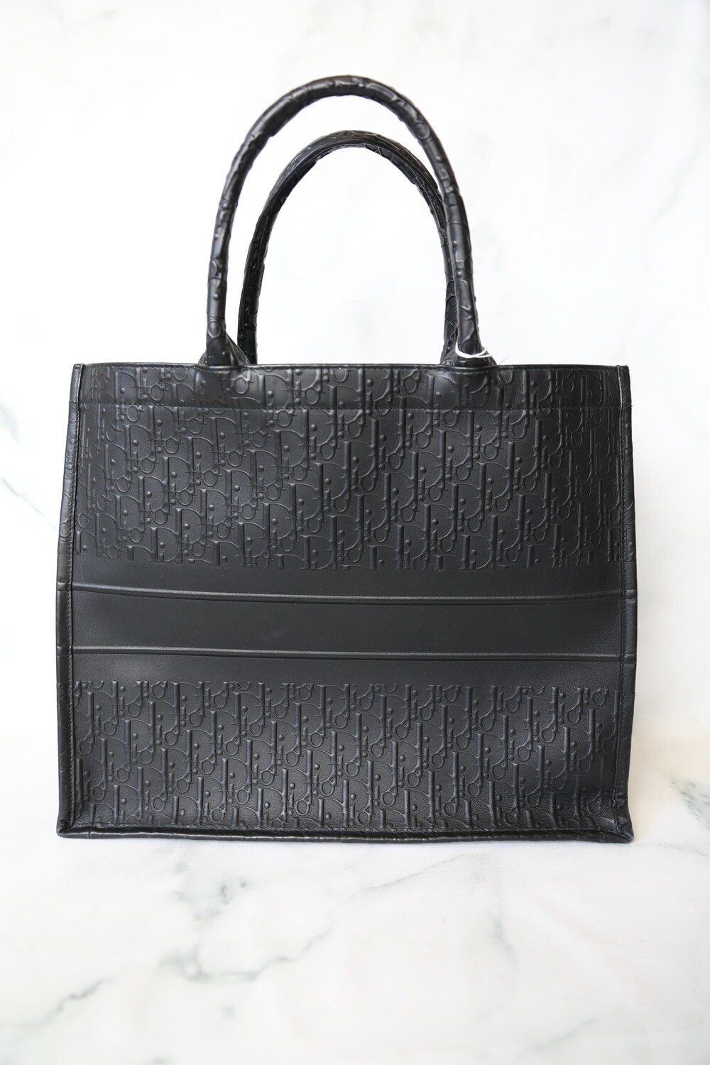 Dior book tote black leather hotsell