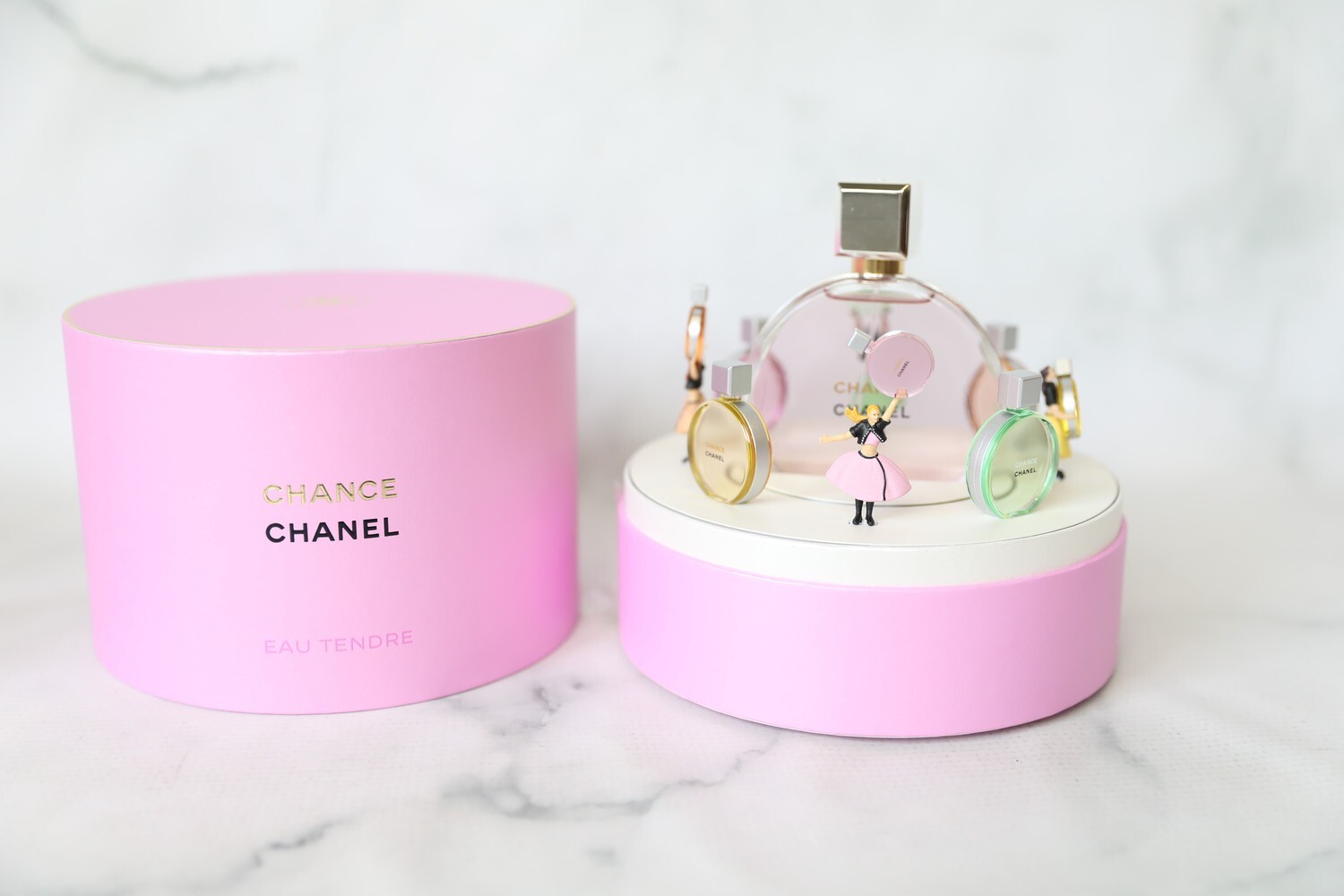 Chanel Chance Perfume with Special Edition Music Box, New GA001