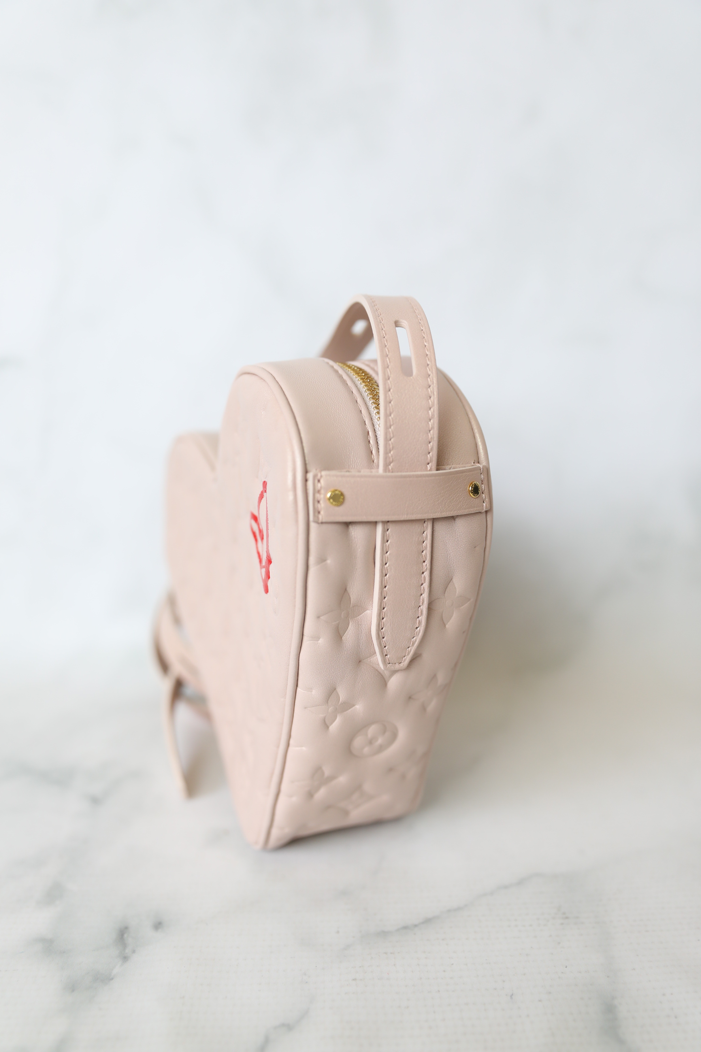 Louis Vuitton Fall in Love Heart Bag, Pink Empreinte Leather