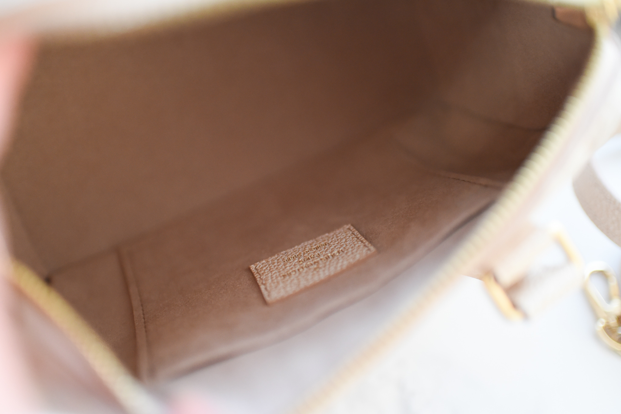 Louis Vuitton Speedy 20 Bandouliere, Stardust Beige, New in Box - WA001