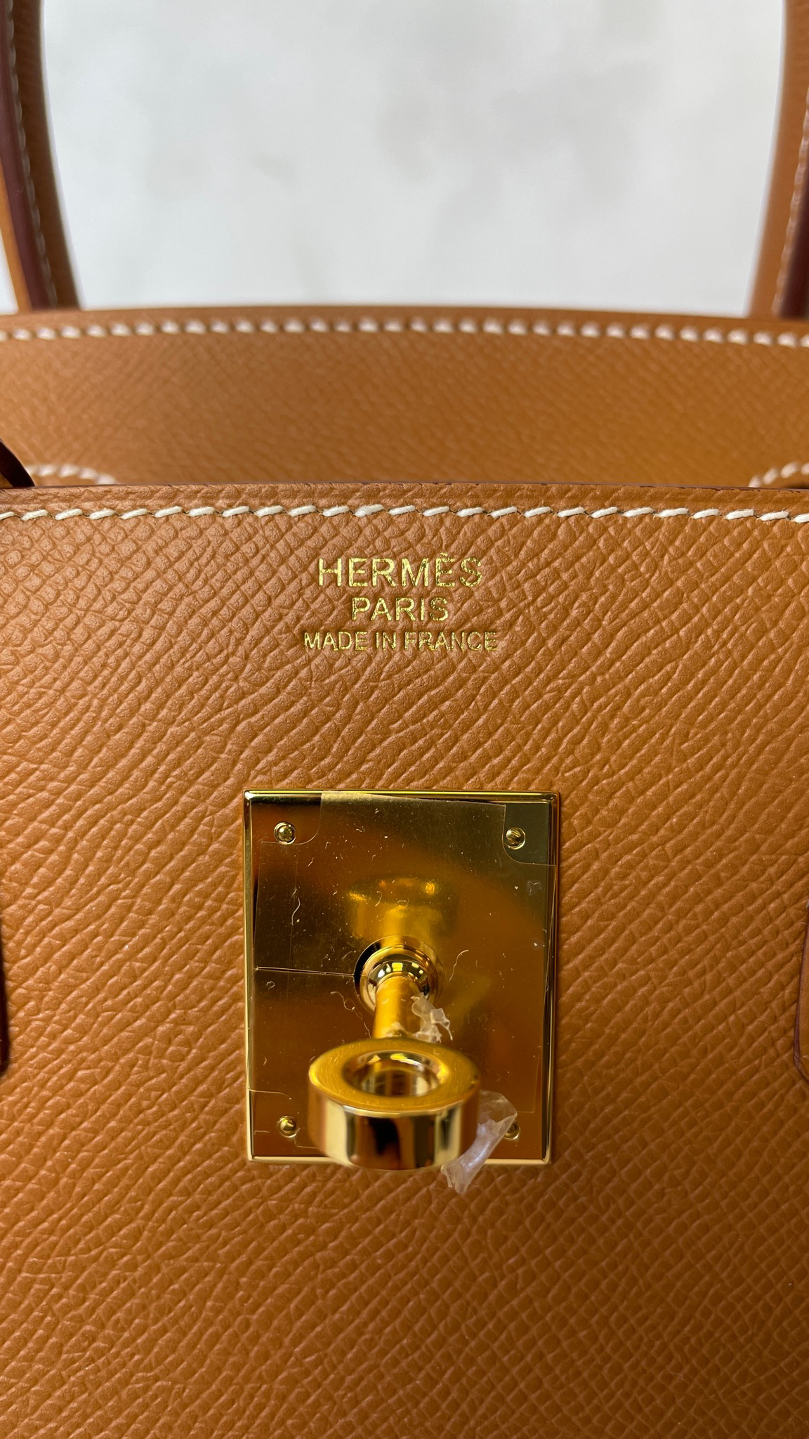 Hermès ÉToupe Madame Sellier Birkin 30 Gold Hardware, 2021