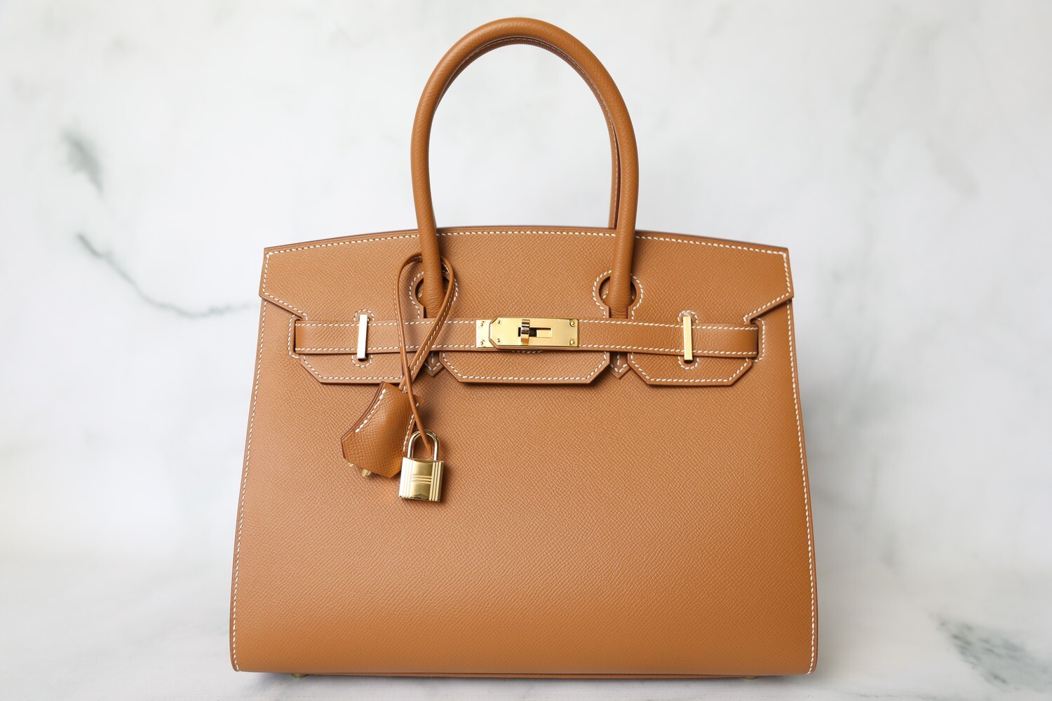 Hermès Birkin 30 Leather Handbag