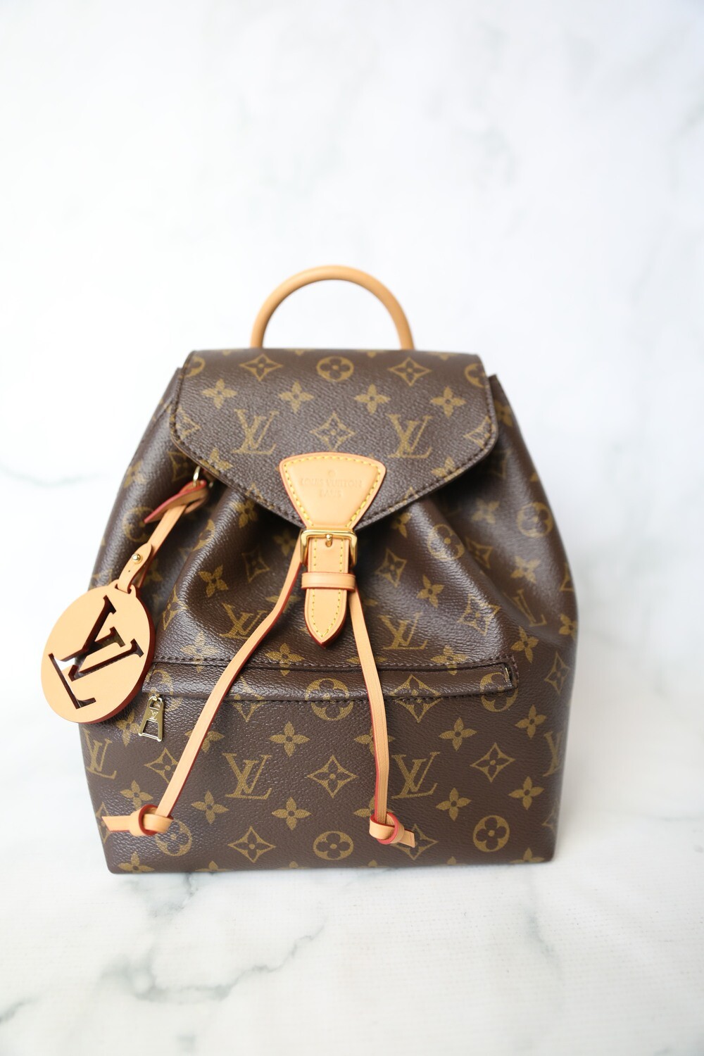 Louis Vuitton Montsouris PM Backpack, Monogram, Preowned in Box WA001