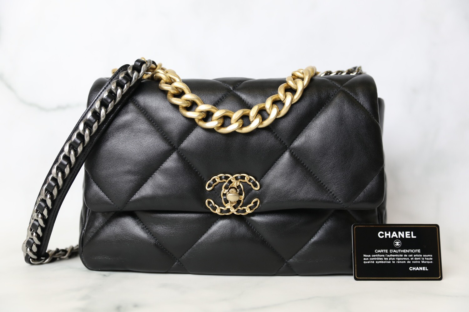 Chanel 19 Large Black, New in Dustbag - Julia Rose Boston