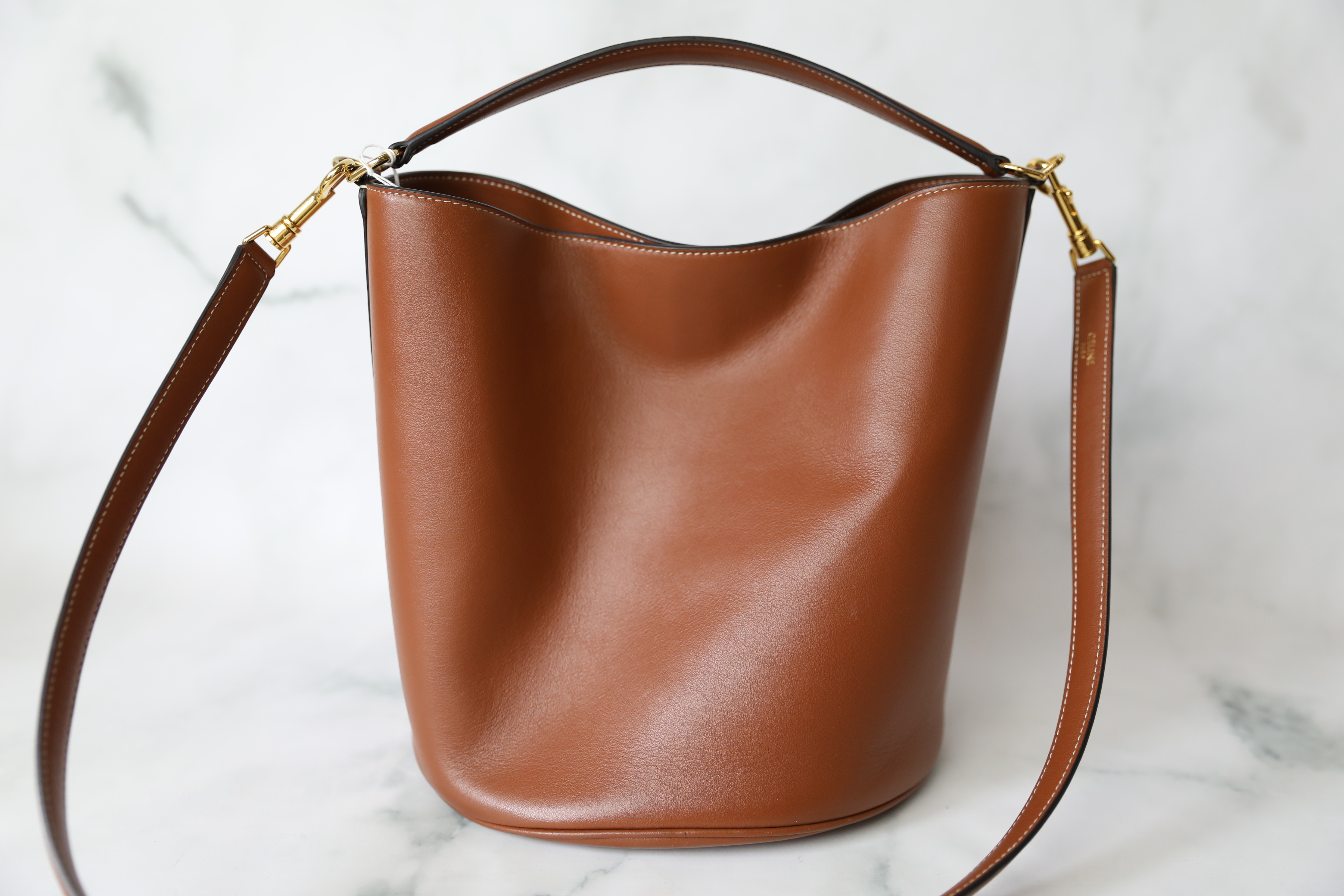 Celine Bucket 16 Bag w/Pouch - Brown Bucket Bags, Handbags - CEL264858