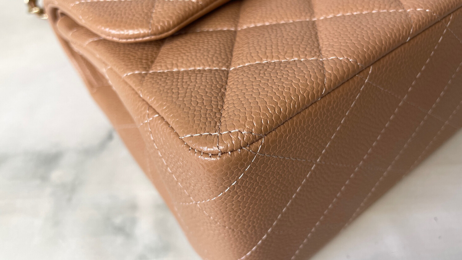 CHANEL Caviar Quilted Medium Double Flap Beige 1206500 FASHIONPHILE #27 CHANEL Caviar Quilted Medium Double Flap Beige 1206500 FASHIONPHILE