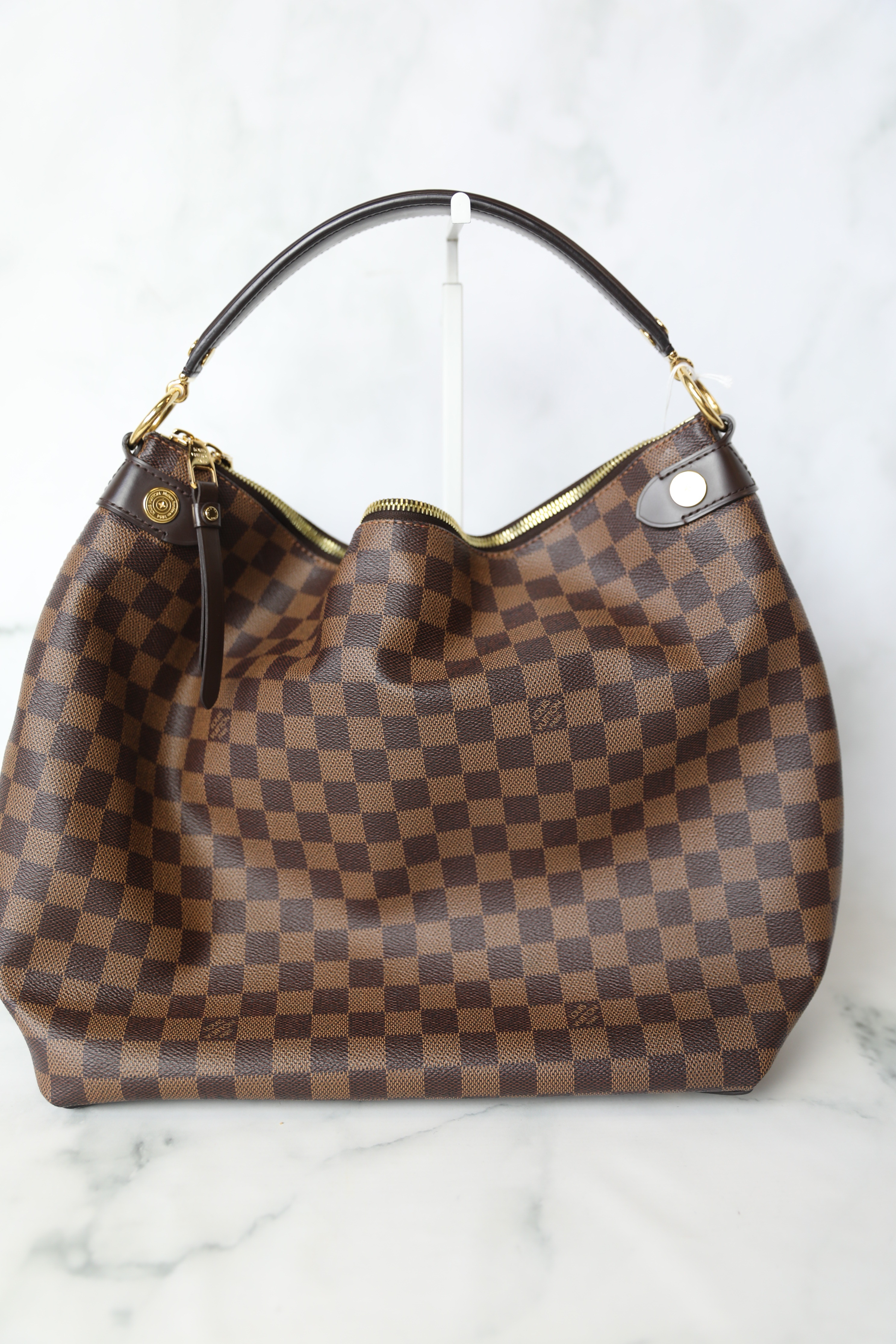 Preloved Louis Vuitton Damier Ebene Duomo Hobo Bag AR3166 012523 –  KimmieBBags LLC