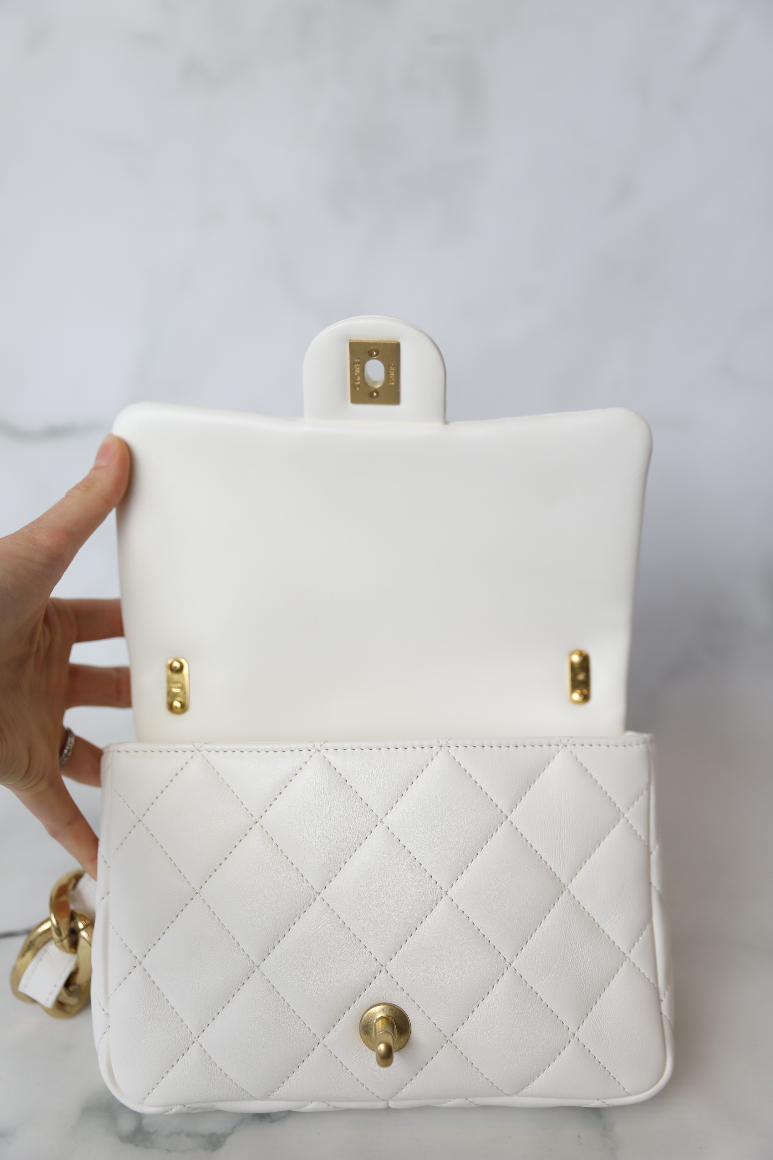 Chanel Funky Town Hobo - White Handle Bags, Handbags - CHA951955