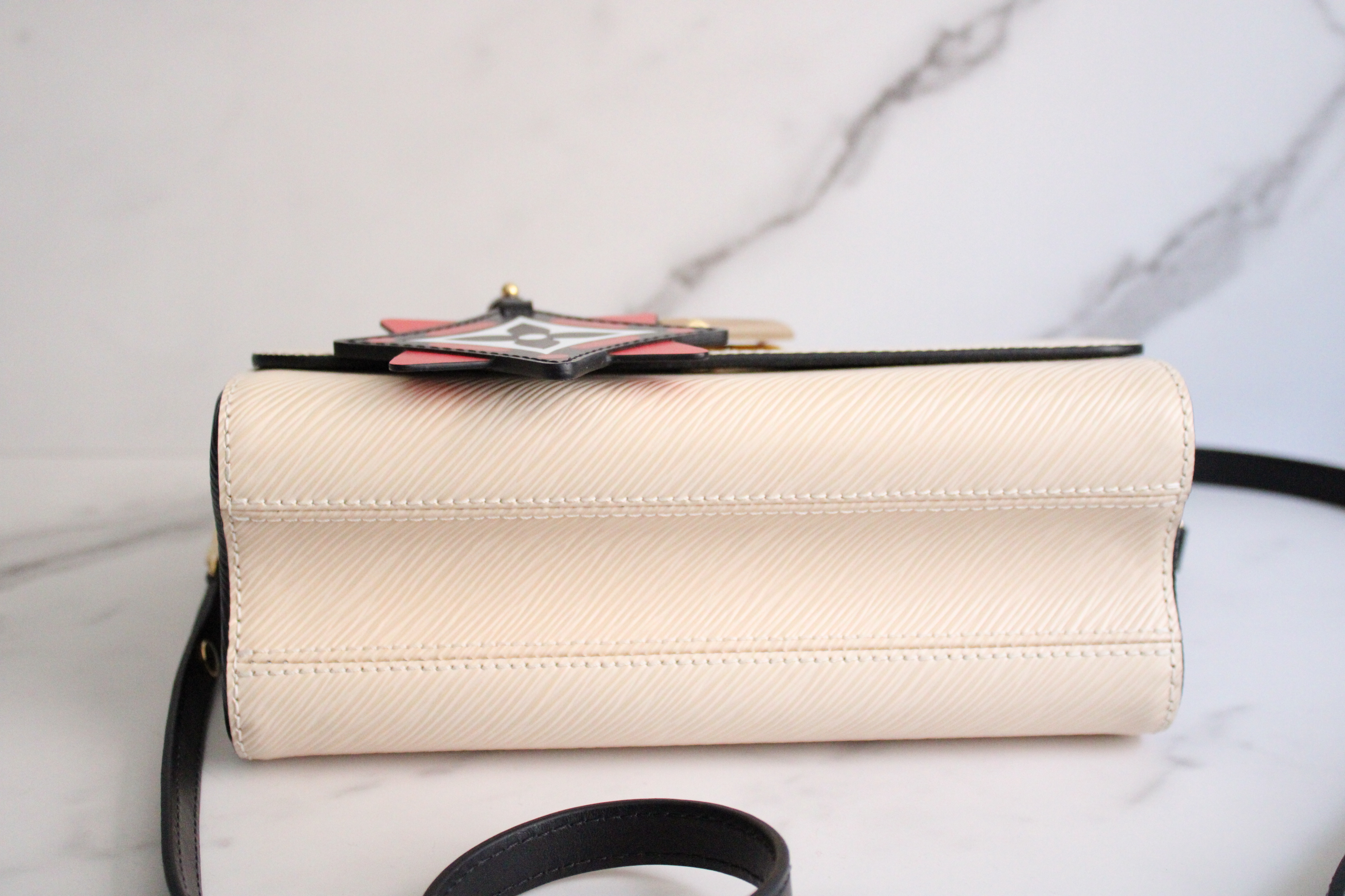 Louis Vuitton® Twist One Handle PM  Woman bags handbags, Louis vuitton,  Beige handbags