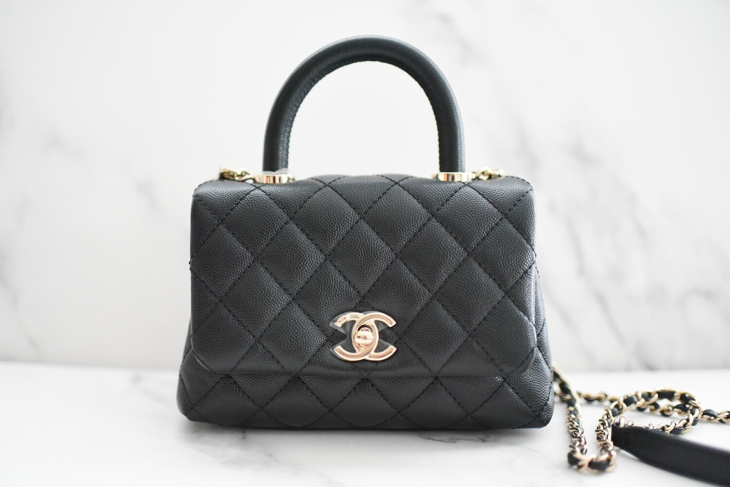 Chanel Extra Mini Coco Handle Black