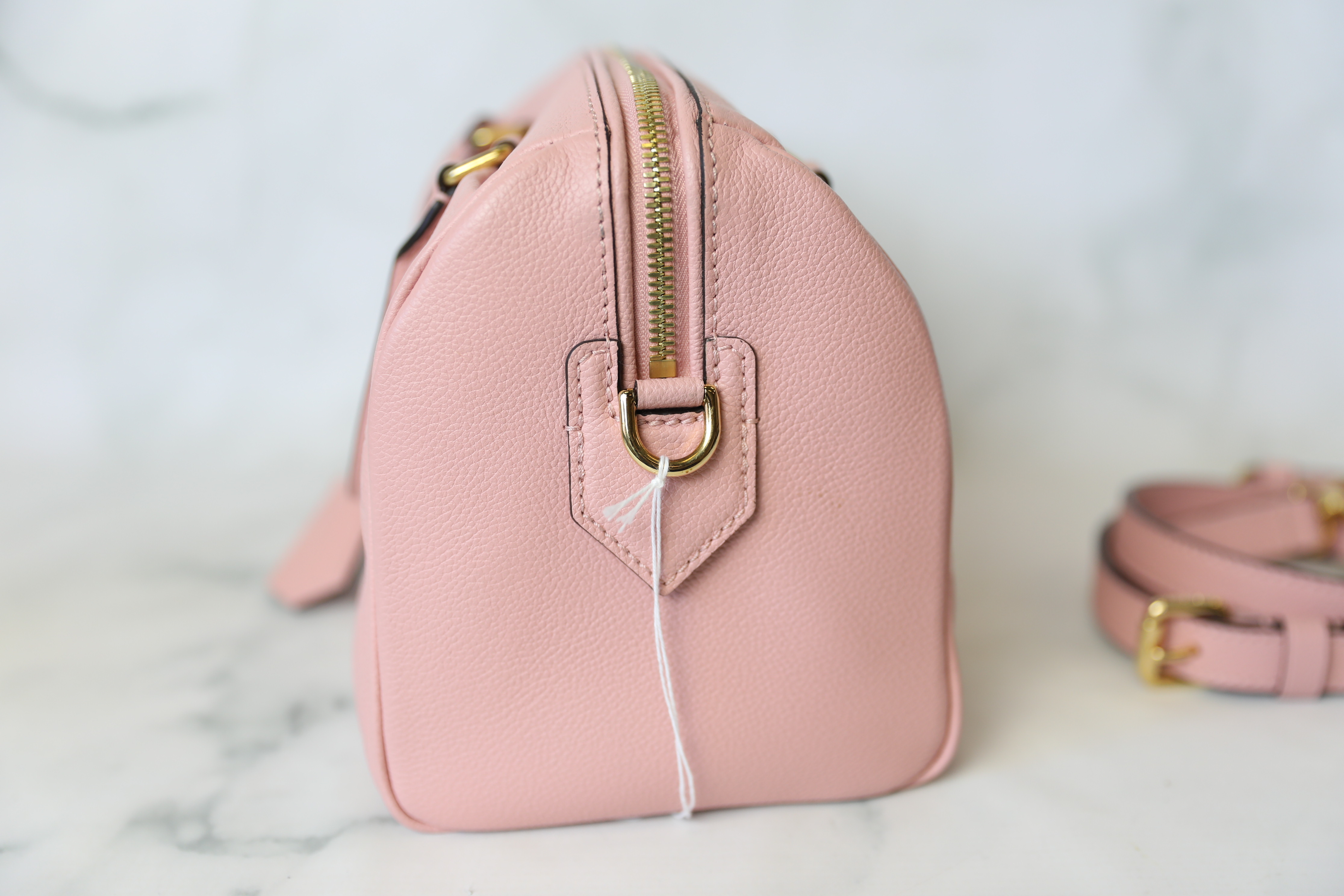 Louis Vuitton Speedy B 25, Rose Poudre Pink Empreinte Leather, Preowned in  Dustbag WA001