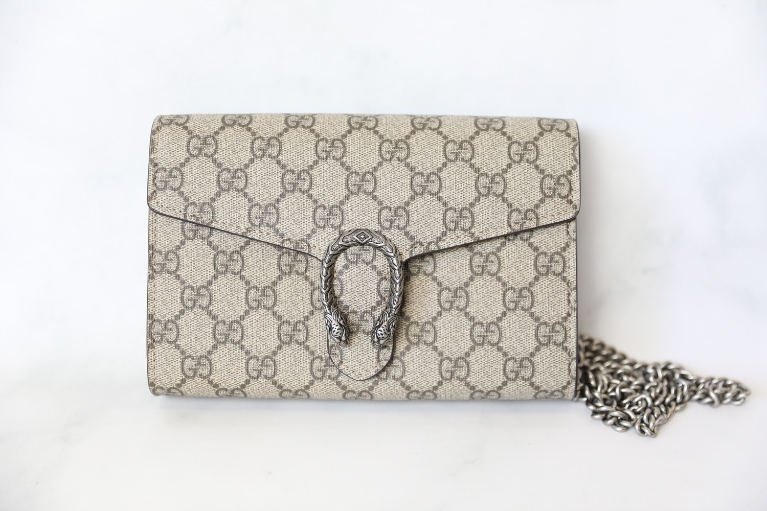 Gucci Dionysus Wallet on Chain, Monogram Canvas, New in Box WA001