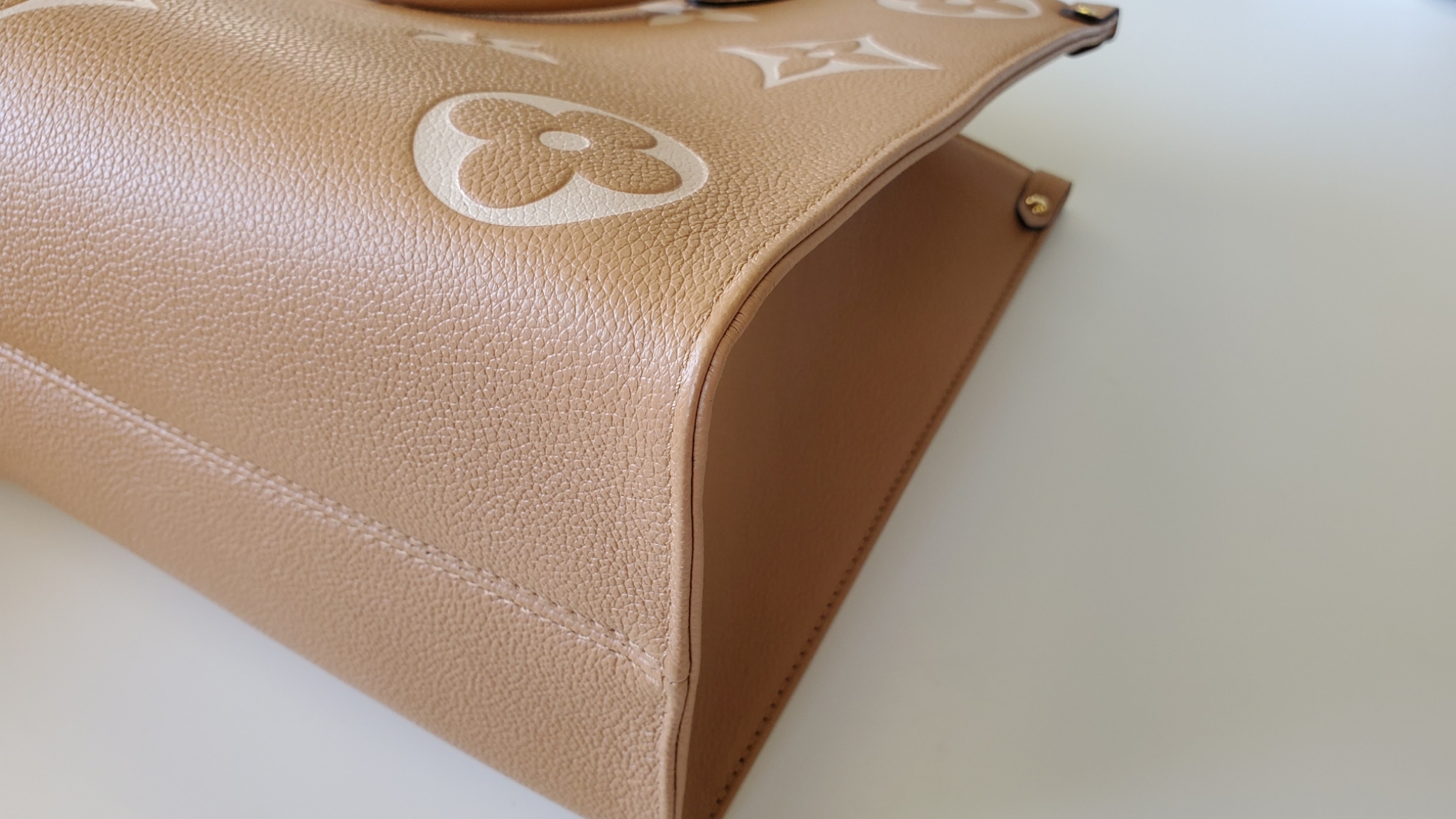 Louis Vuitton Onthego MM Tote Bag M46015 Arizona Beige Shoulder