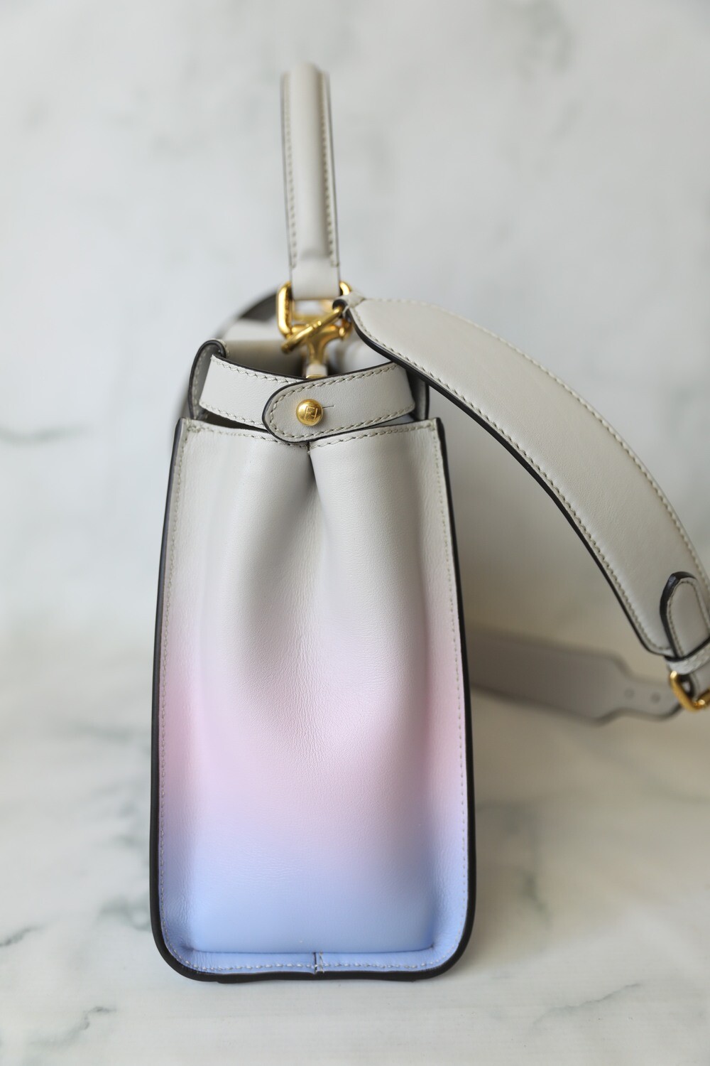 Fendi x Joshua Vides Peekaboo Medium, Pastel Ombre, Preowned Fendi x Joshua Vides Peekaboo Medium, Pastel Ombre, Preowned