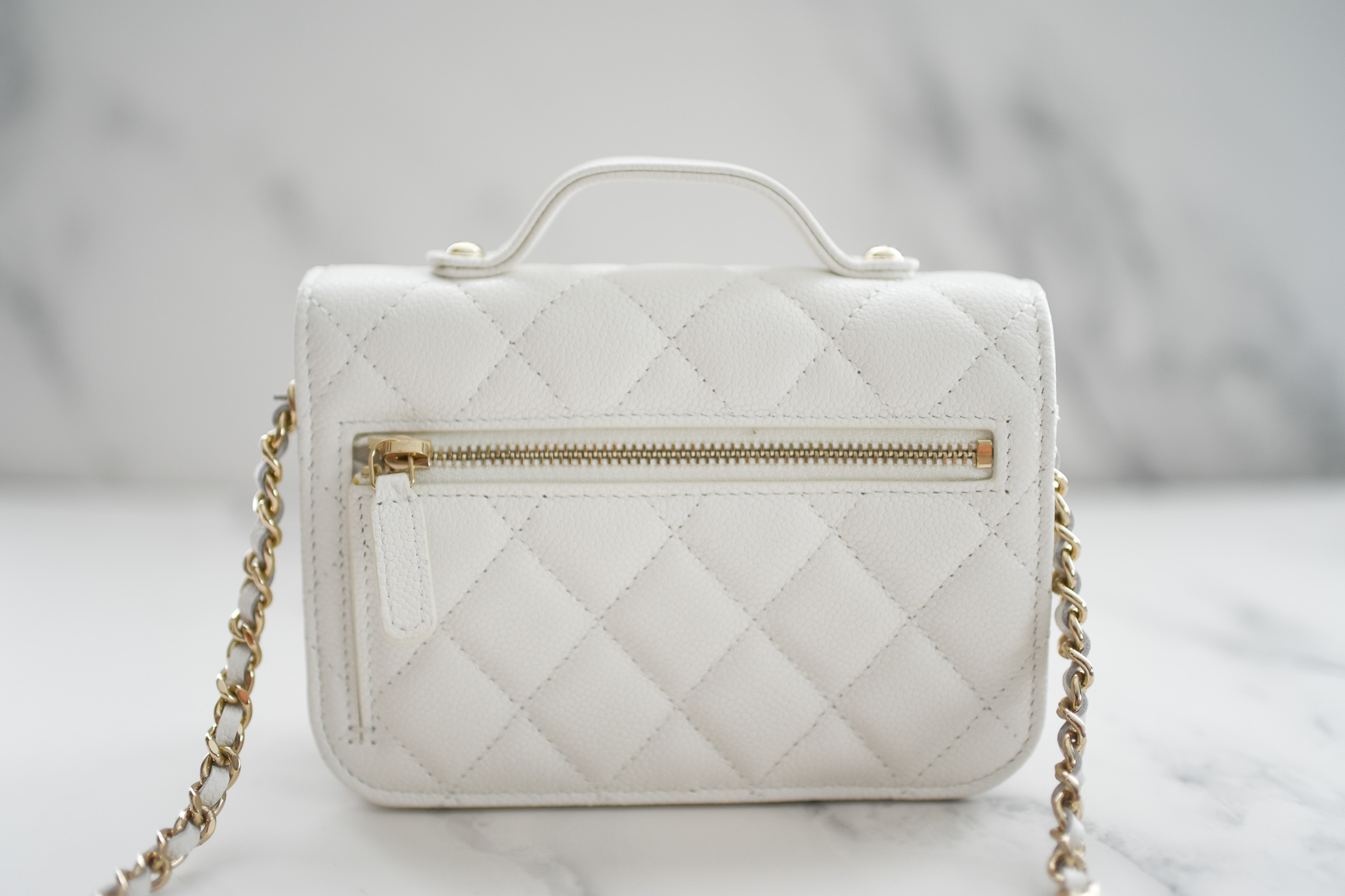 Chanel Business Affinity Clutch with Chain, White Caviar Leather with Gold  Hardware, New in Box WA001 - Julia Rose Boston