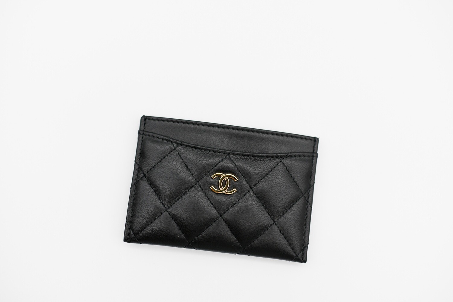 Chanel Classic Flat Card Holder, Black Lambskin with Gold Hardware, New in  Box GA001 - Julia Rose Boston