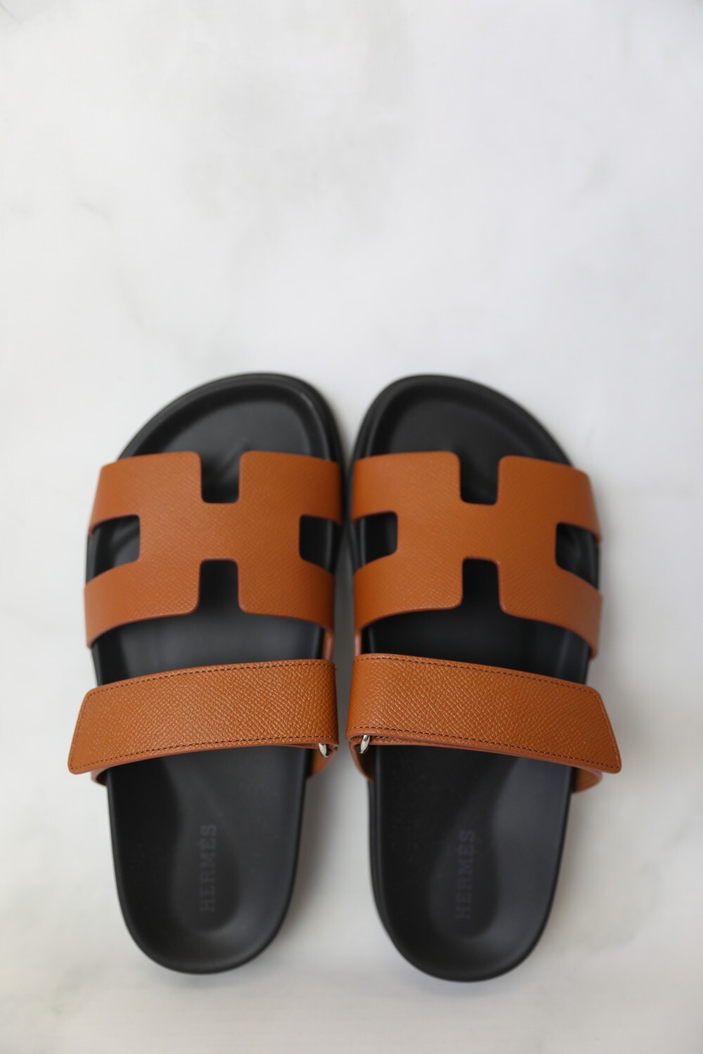 Hermès Chypre Sandals Tan Leather Naturel – The Luxury Shopper