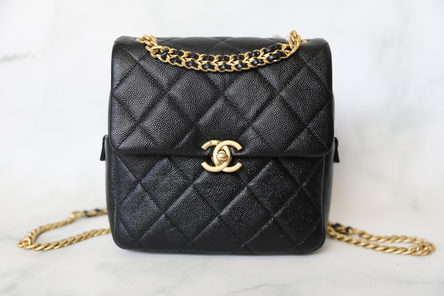 Chanel Melody Backpack, Black Caviar with Gold Hardware, Preowned in Box  WA001 - Julia Rose Boston