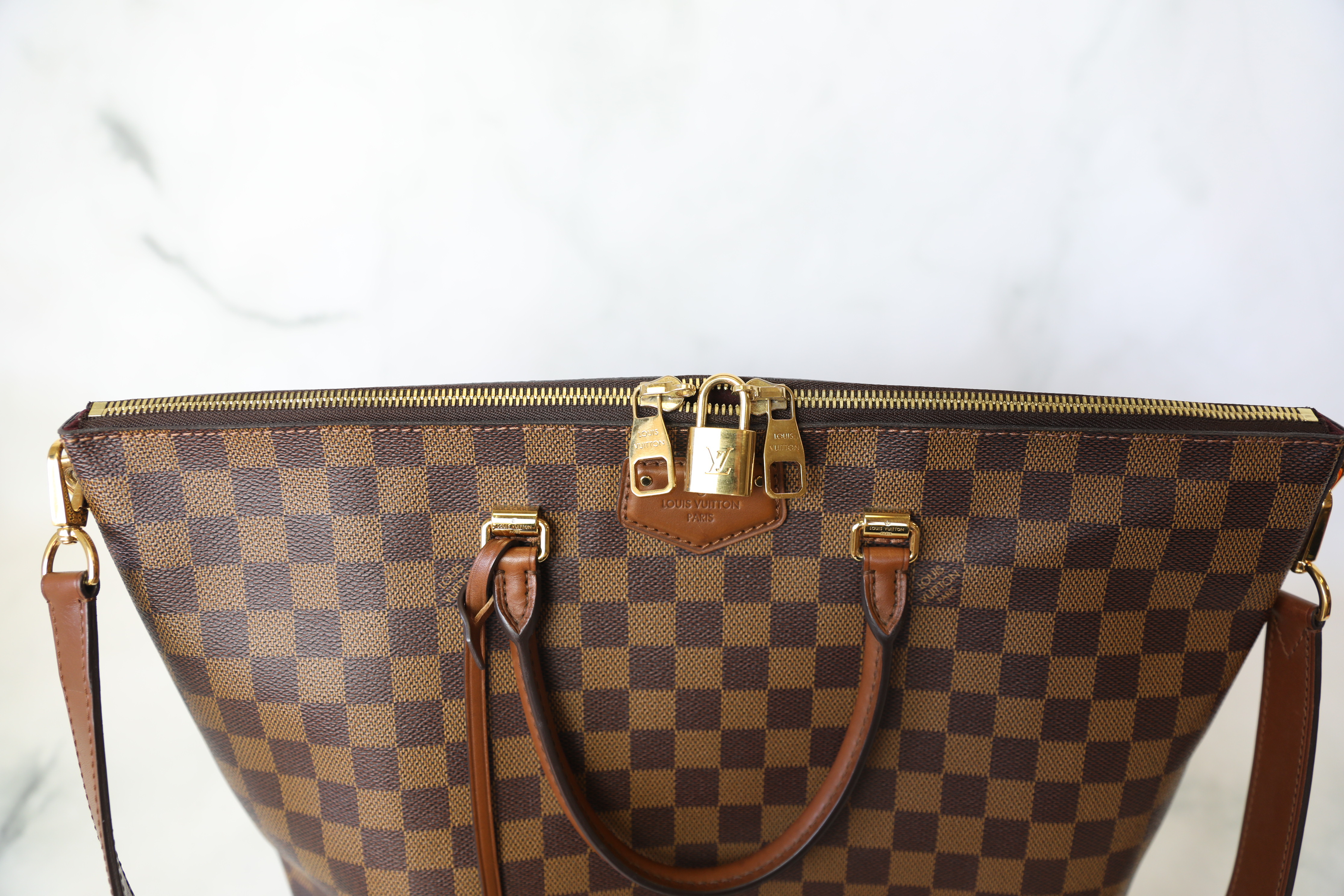 Louis Vuitton Damier Ebene Coated Canvas Belmont MM Gold Hardware, 2021  Available For Immediate Sale At Sotheby's