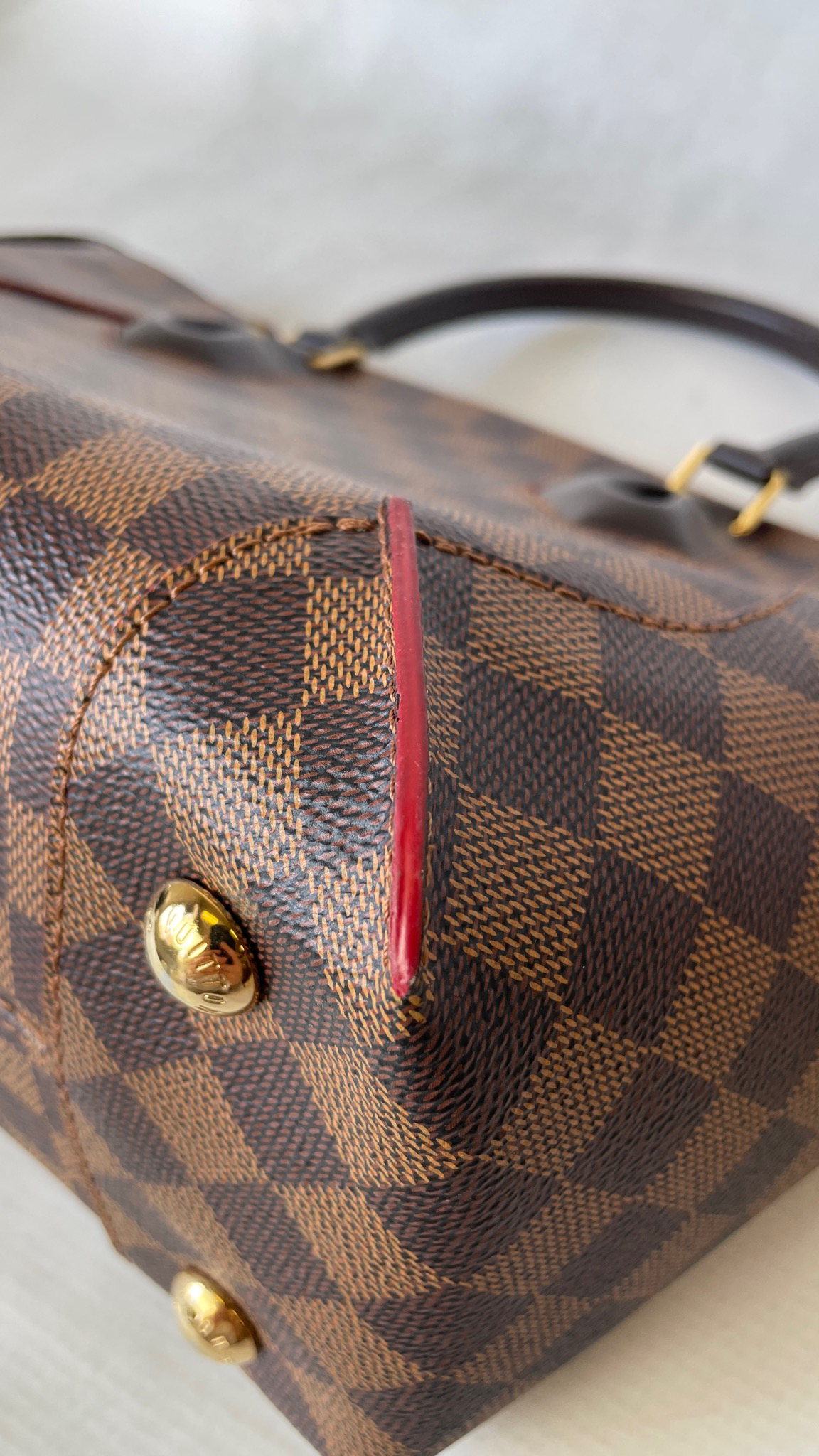 Louis Vuitton Caissa MM Damier Ebene Canvas Tote Bag – I MISS YOU VINTAGE